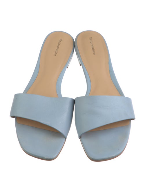 Reformation Leather Slides
