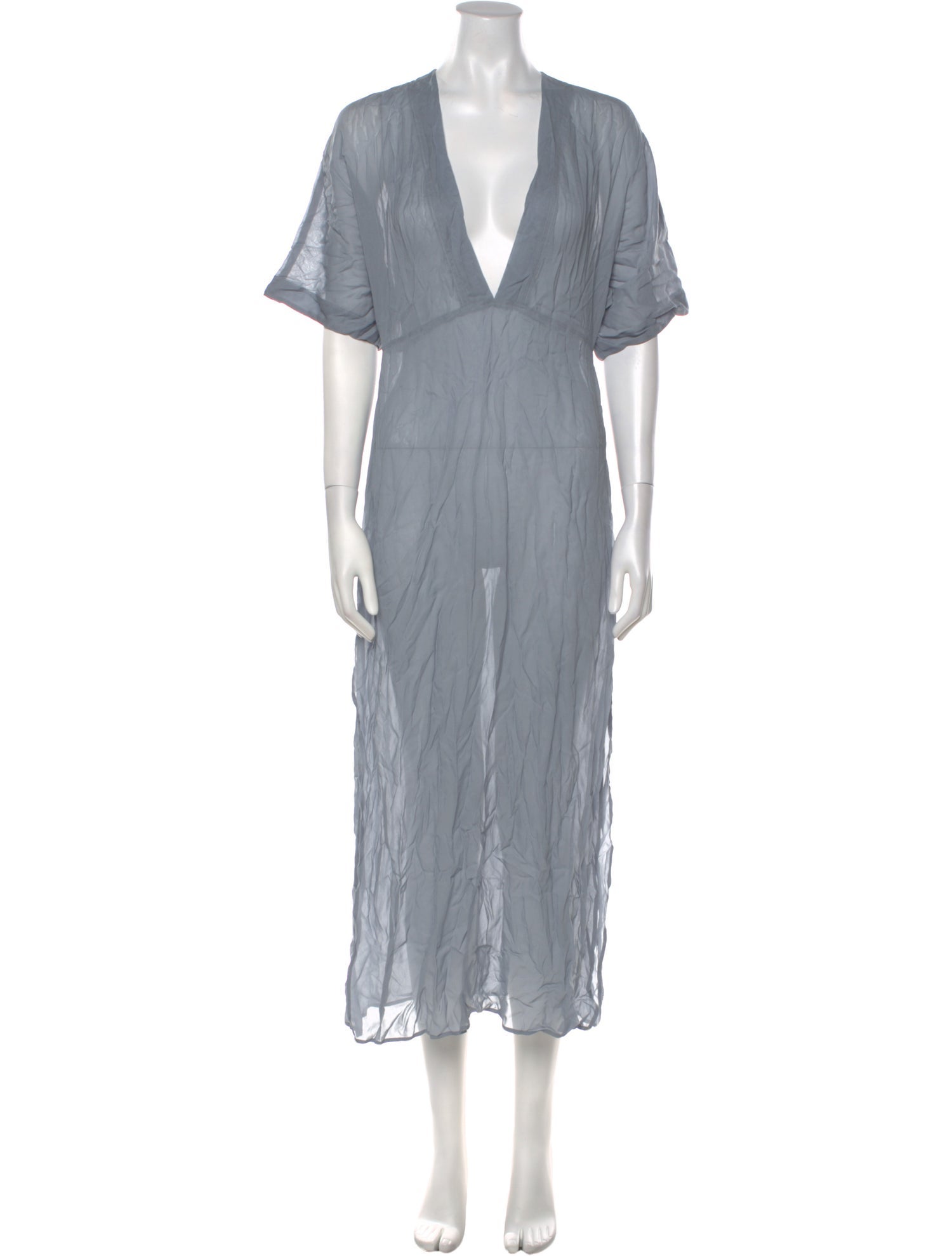 Reformation V-Neck Long Dress