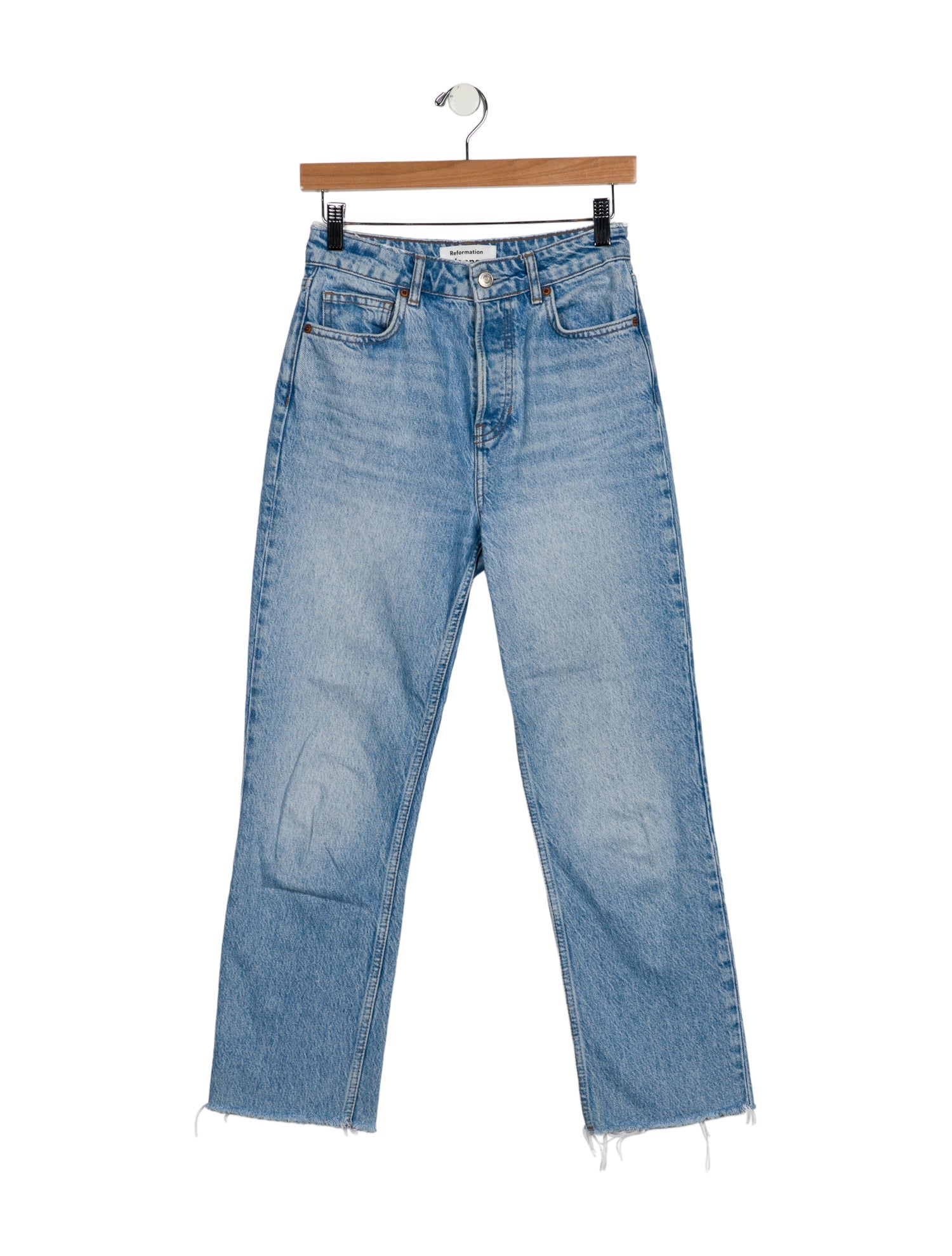 Reformation High-Rise Straight Leg Jeans