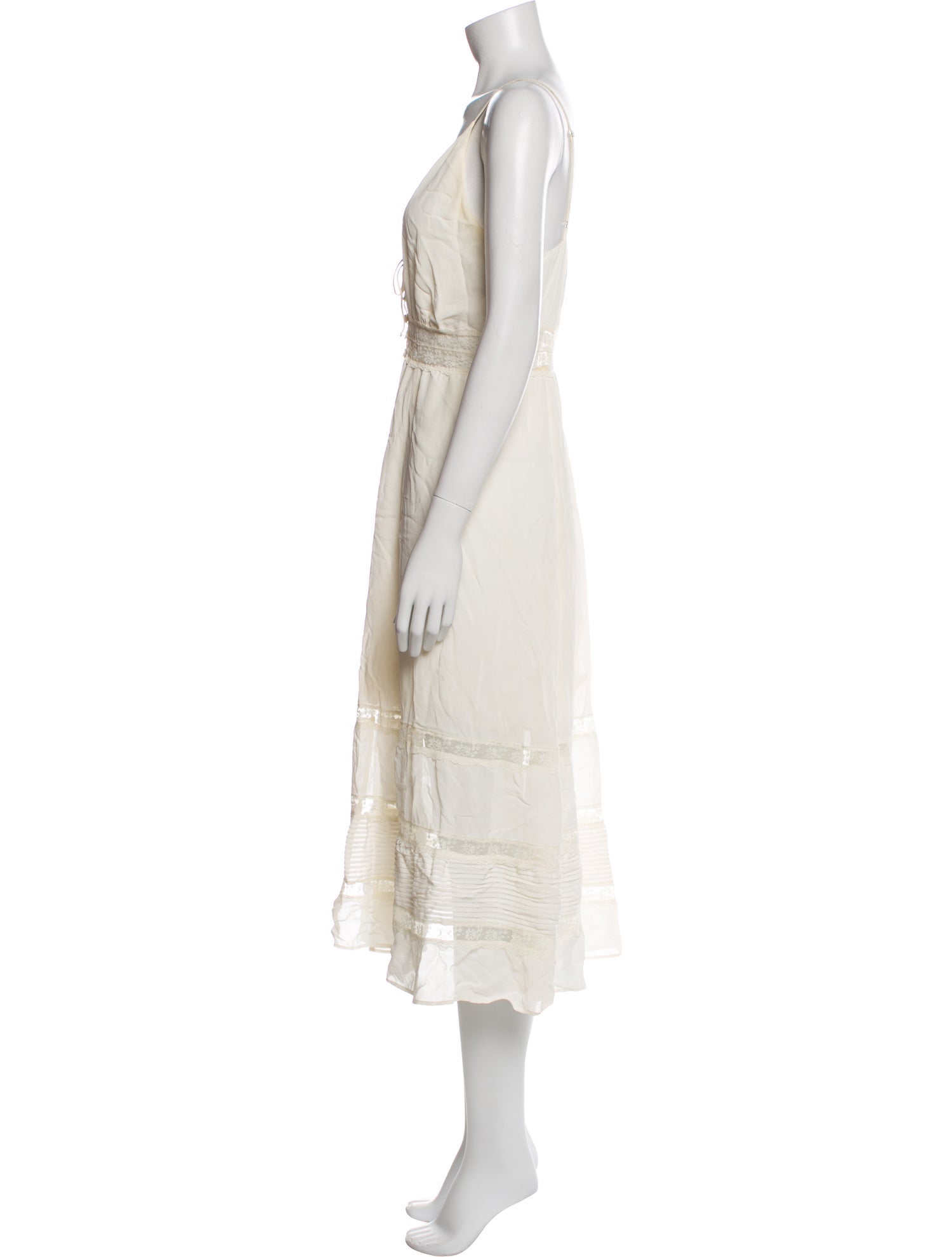 Reformation V-Neck Long Dress