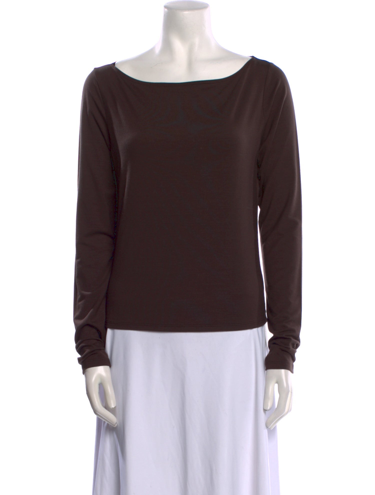 Reformation Bateau Neckline Long Sleeve Sweatshirt
