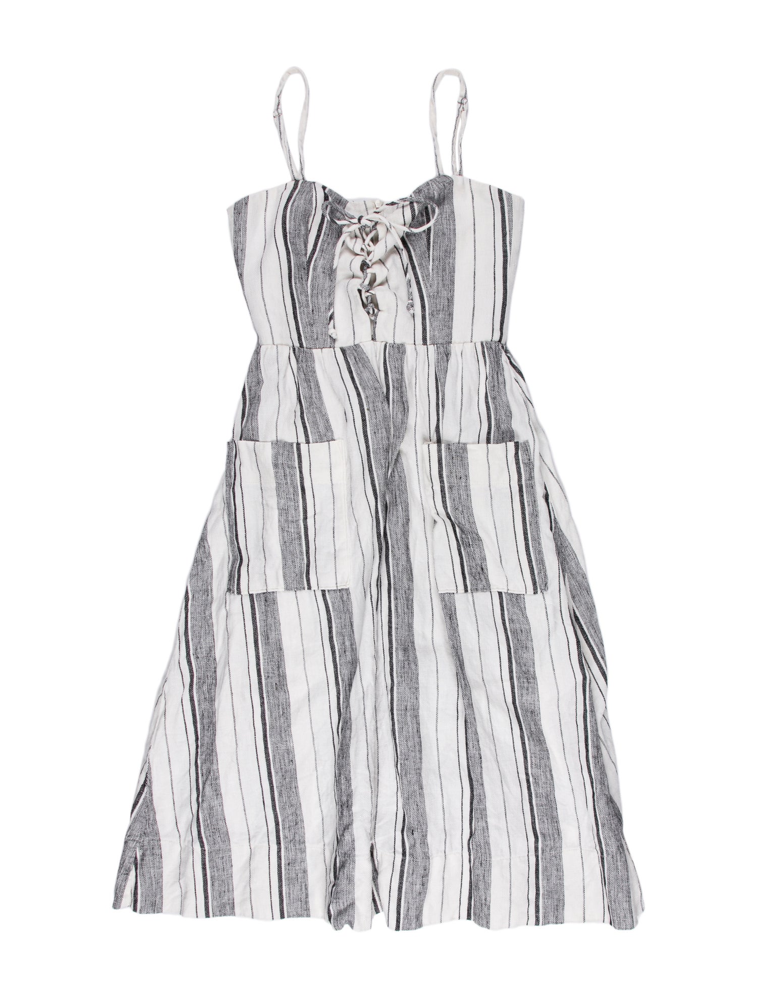 Reformation Linen Knee-Length Dress