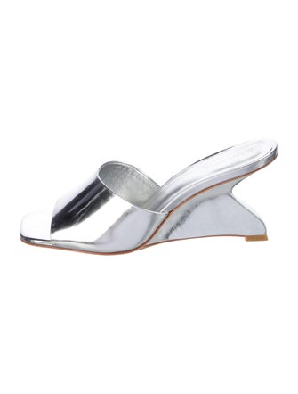 Reformation Patent Leather Slides