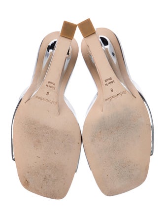 Reformation Patent Leather Slides