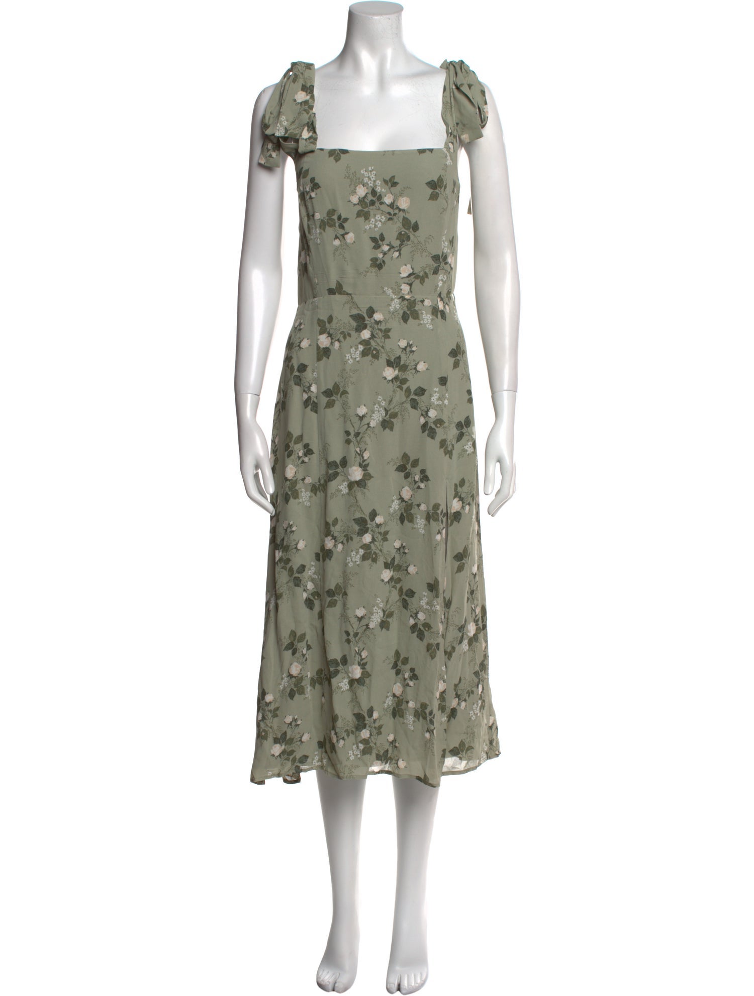 Reformation Floral Print Long Dress