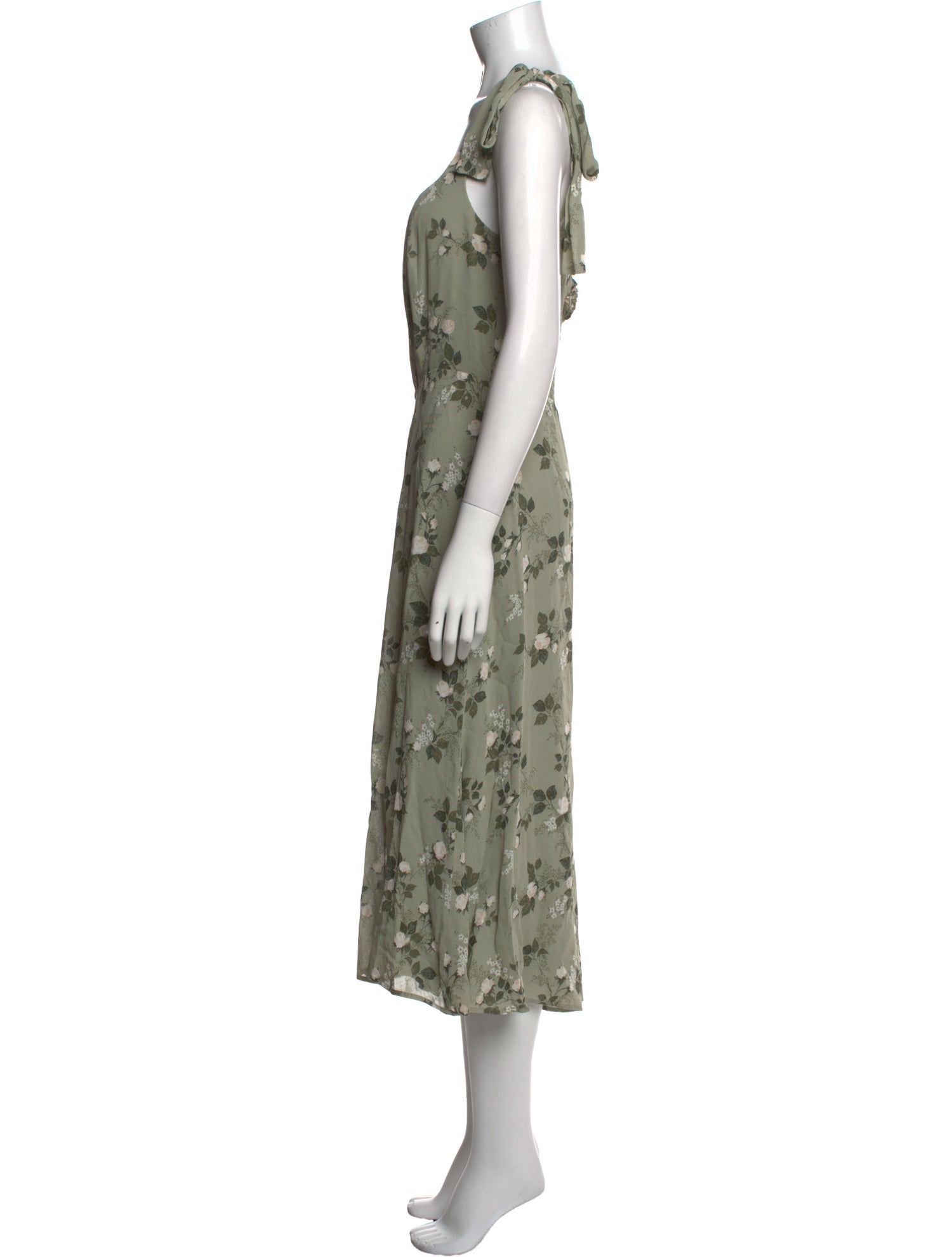 Reformation Floral Print Long Dress