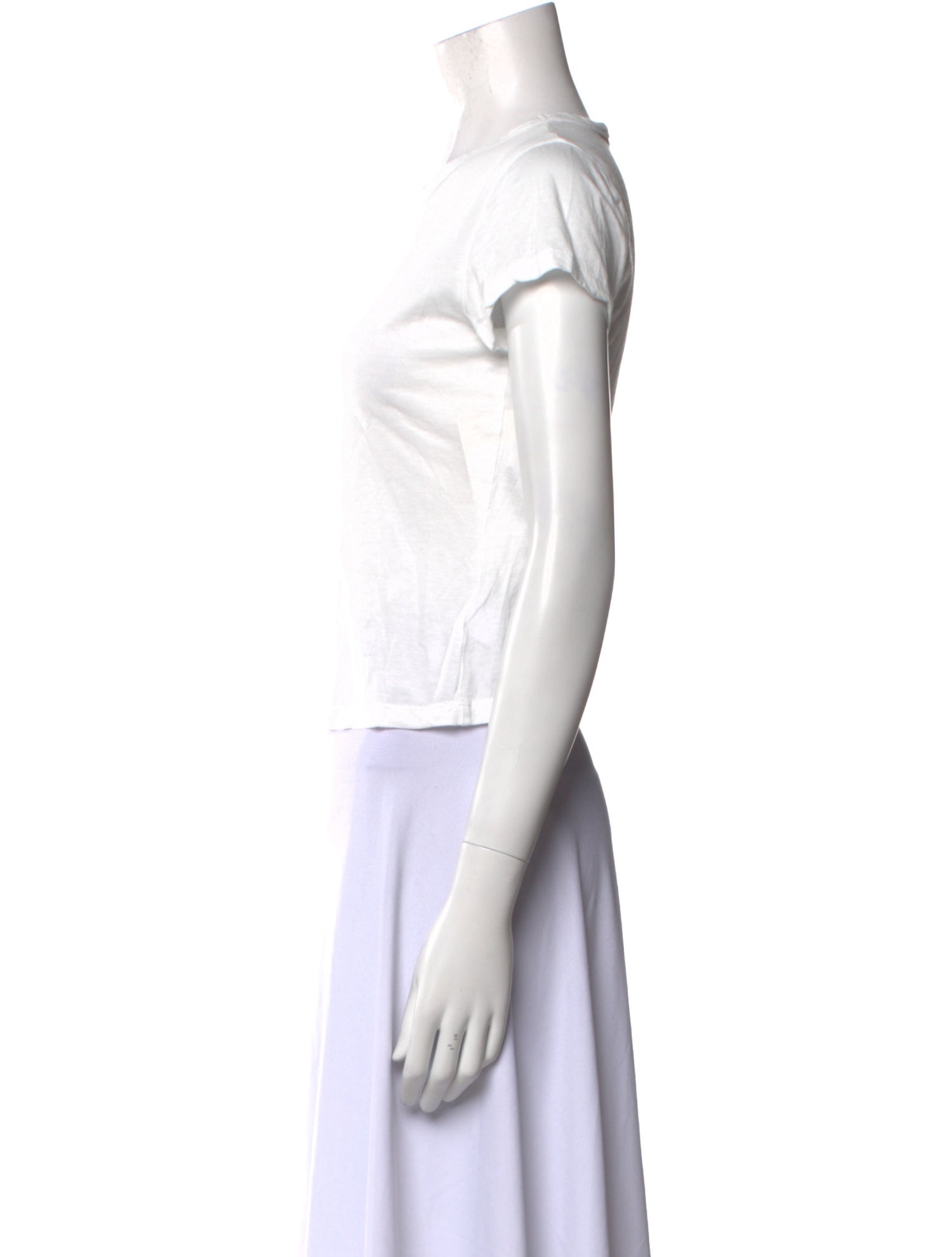 Reformation Scoop Neck Short Sleeve T-Shirt