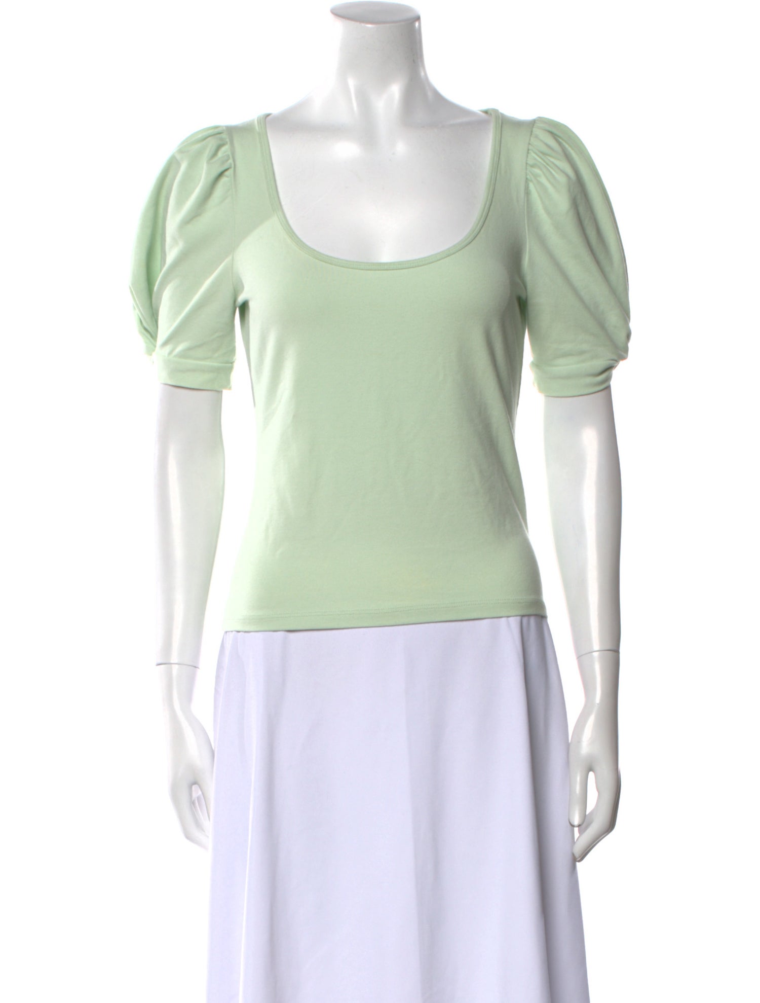 Reformation Scoop Neck Short Sleeve T-Shirt