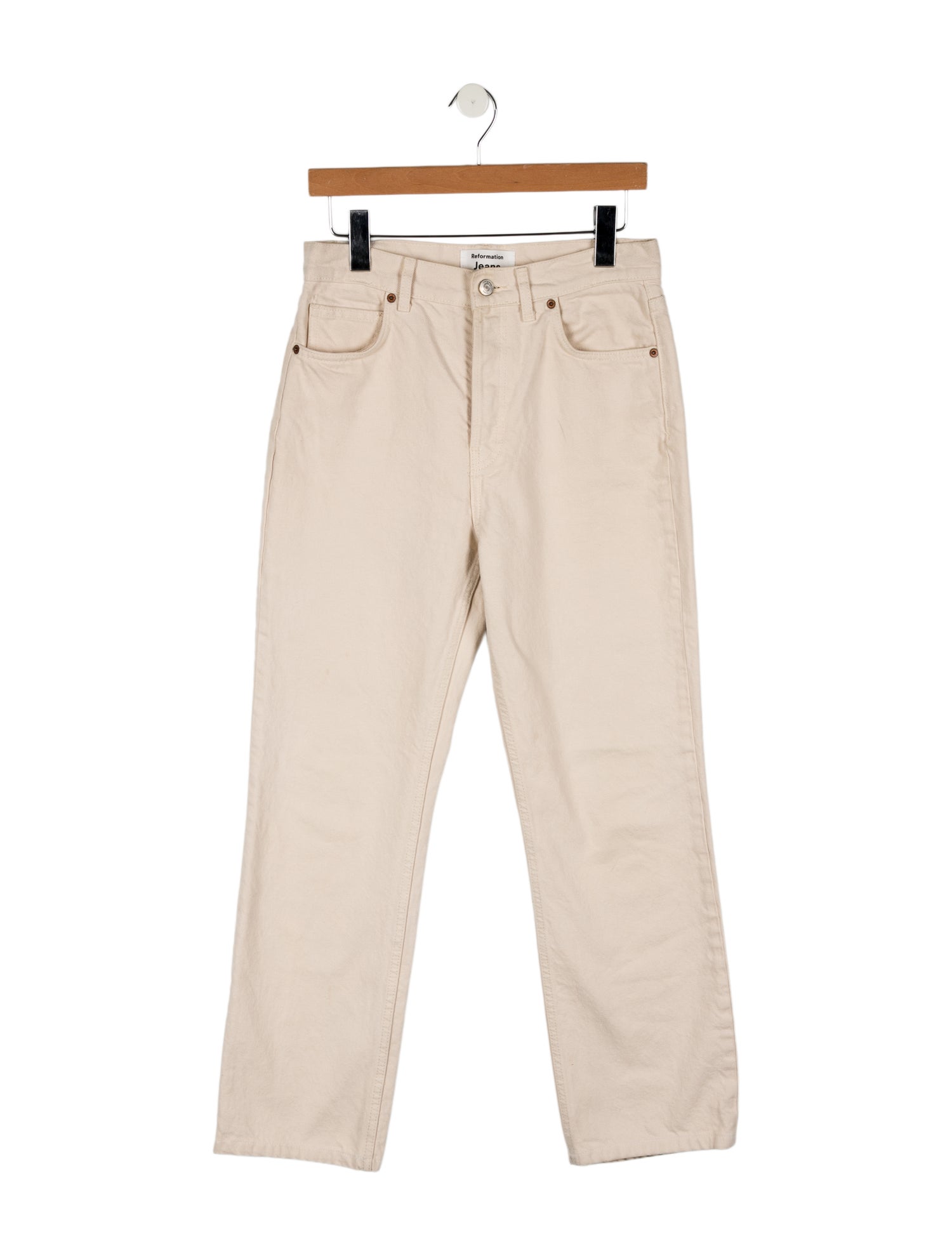 Reformation High-Rise Straight Leg Jeans