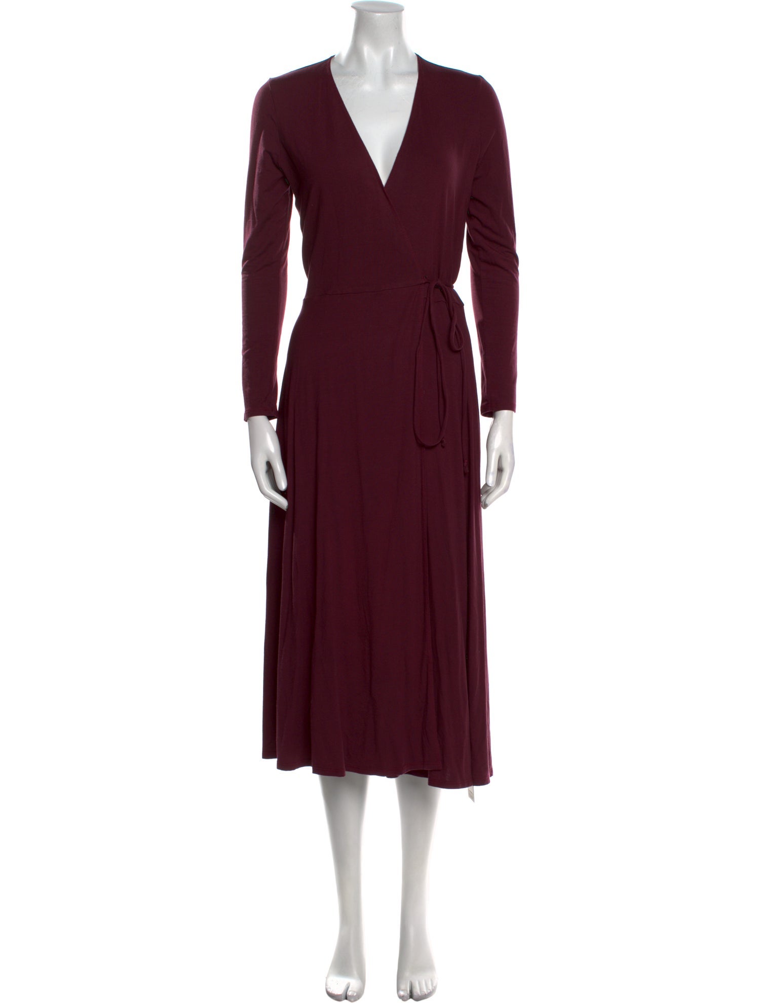 Reformation V-Neck Long Dress