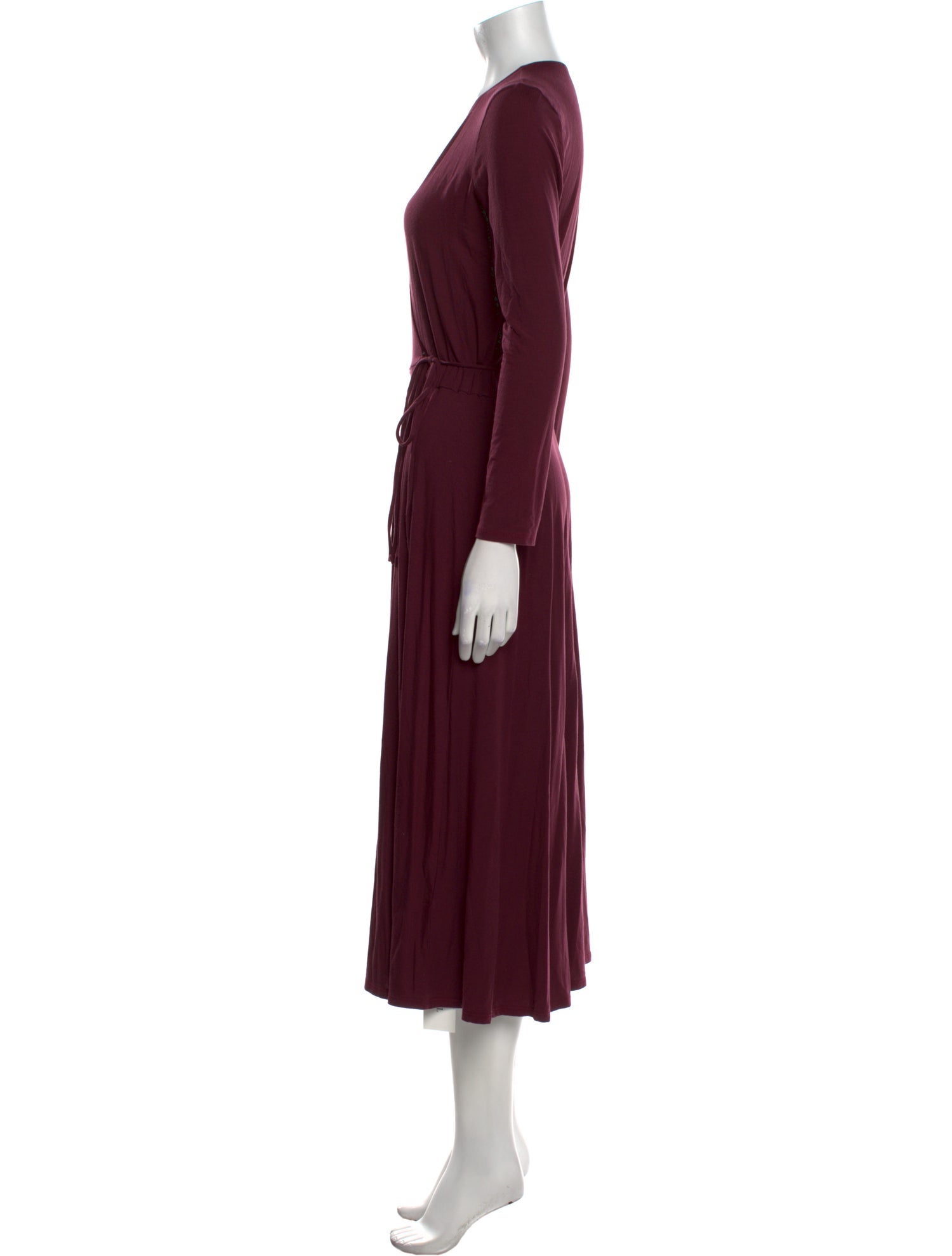 Reformation V-Neck Long Dress