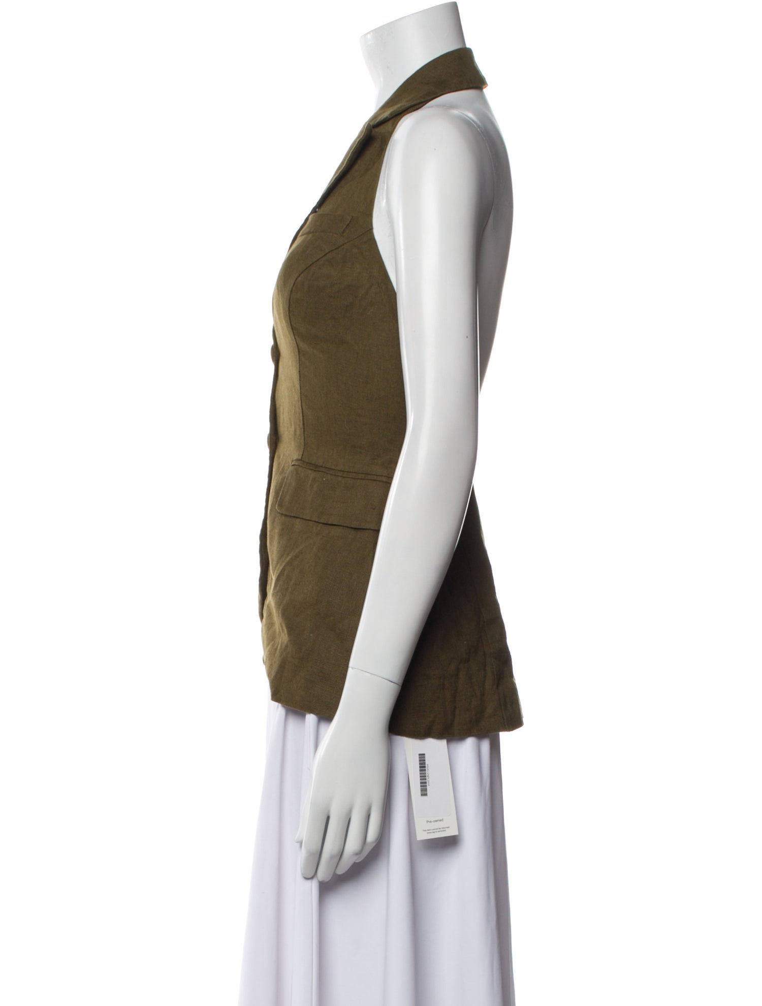 Reformation Linen Vest