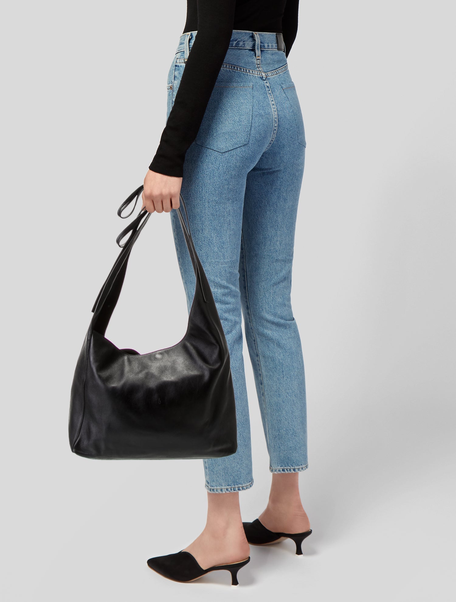 Reformation Leather Hobo