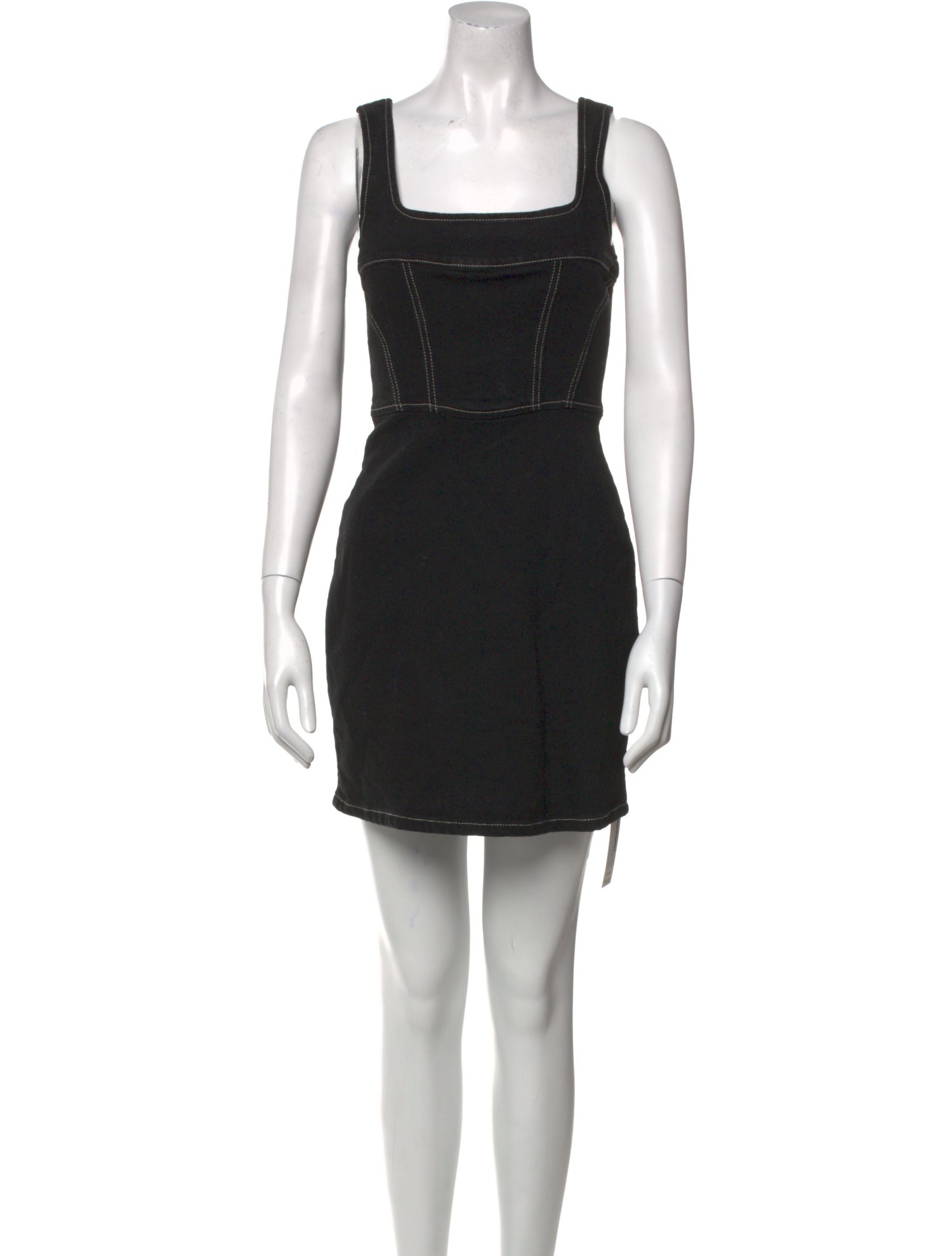 Reformation Square Neckline Mini Dress