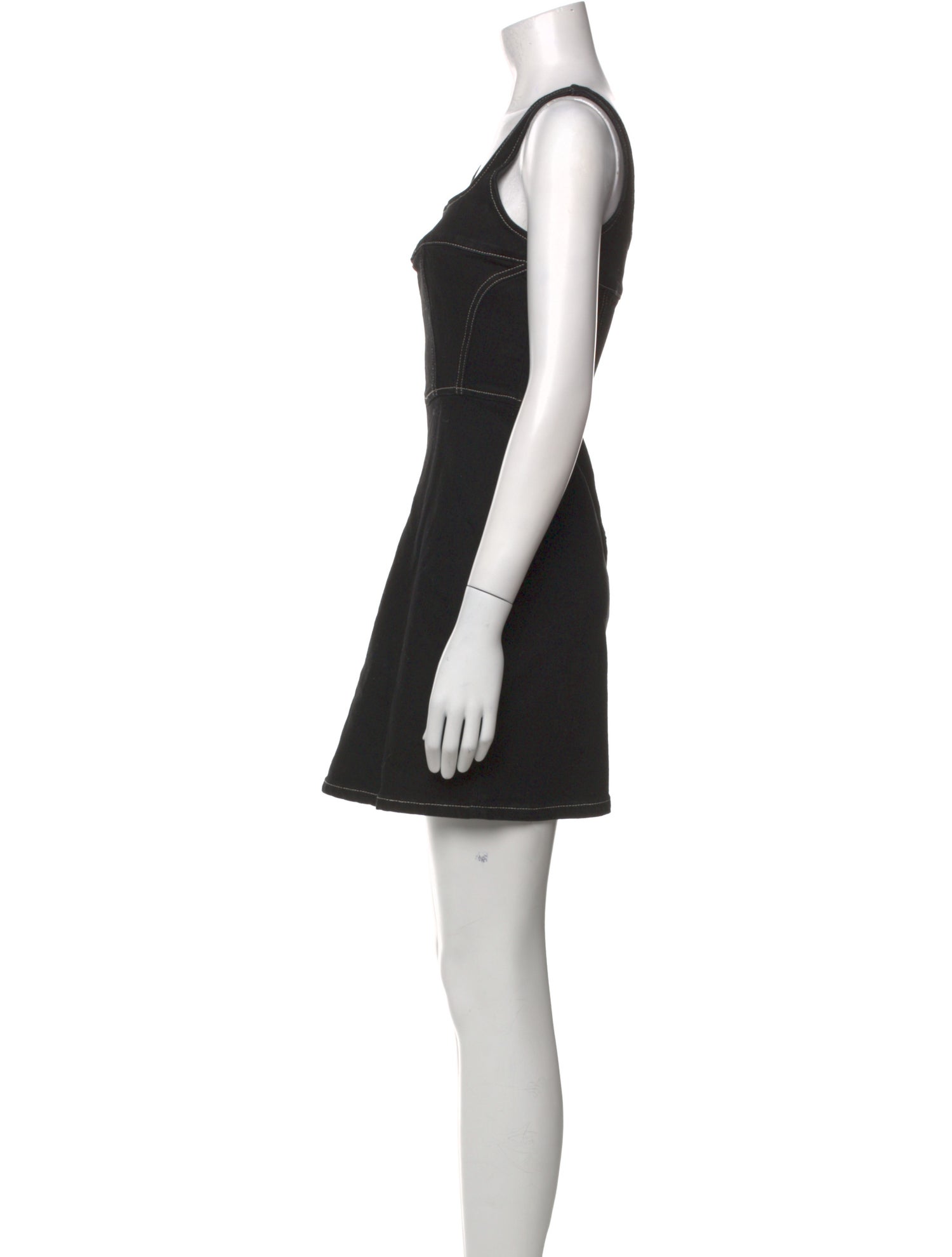 Reformation Square Neckline Mini Dress