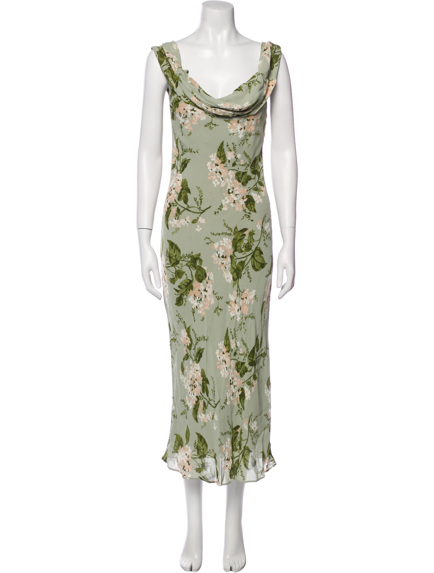 Reformation Floral Print Long Dress