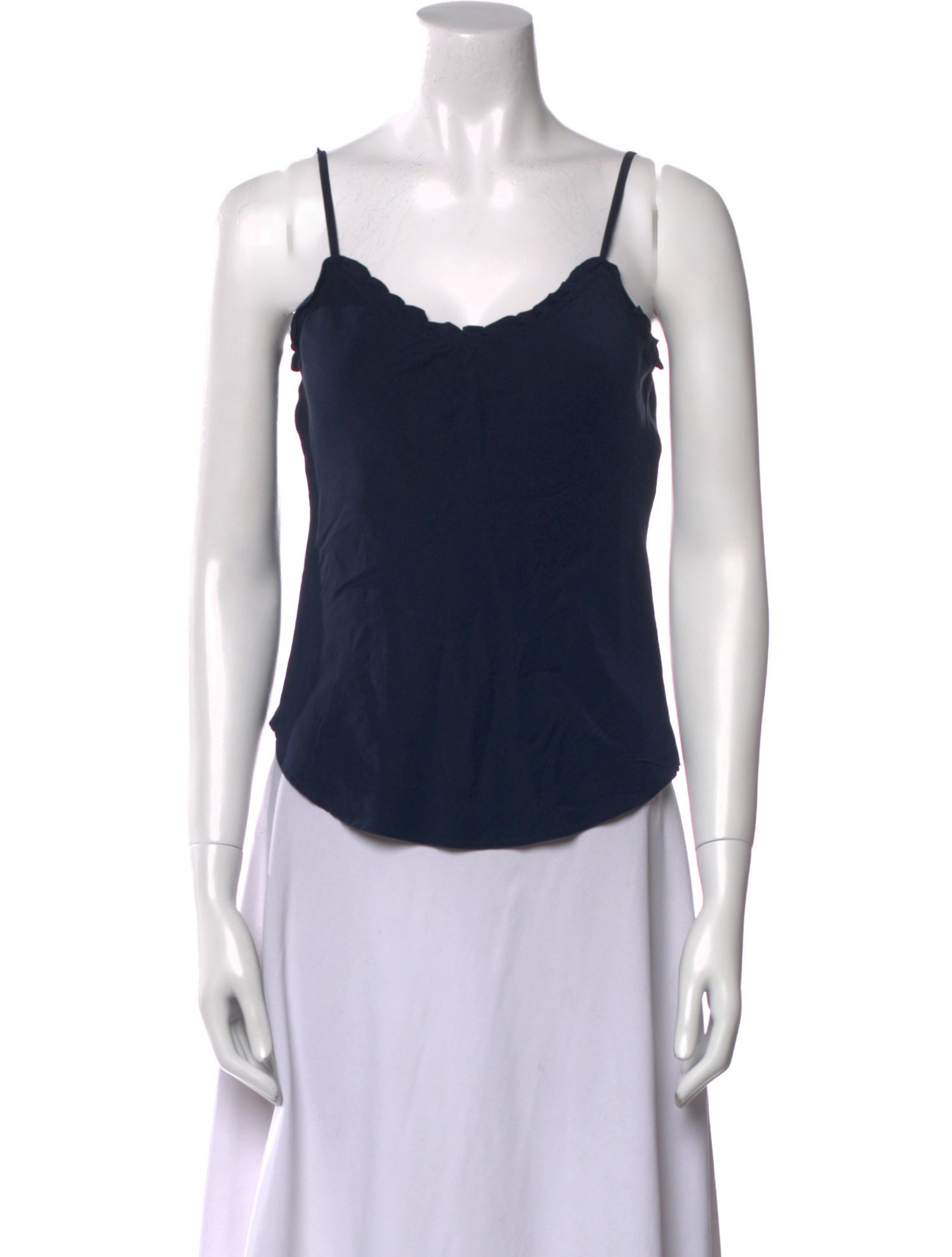 Reformation Silk Scoop Neck Top