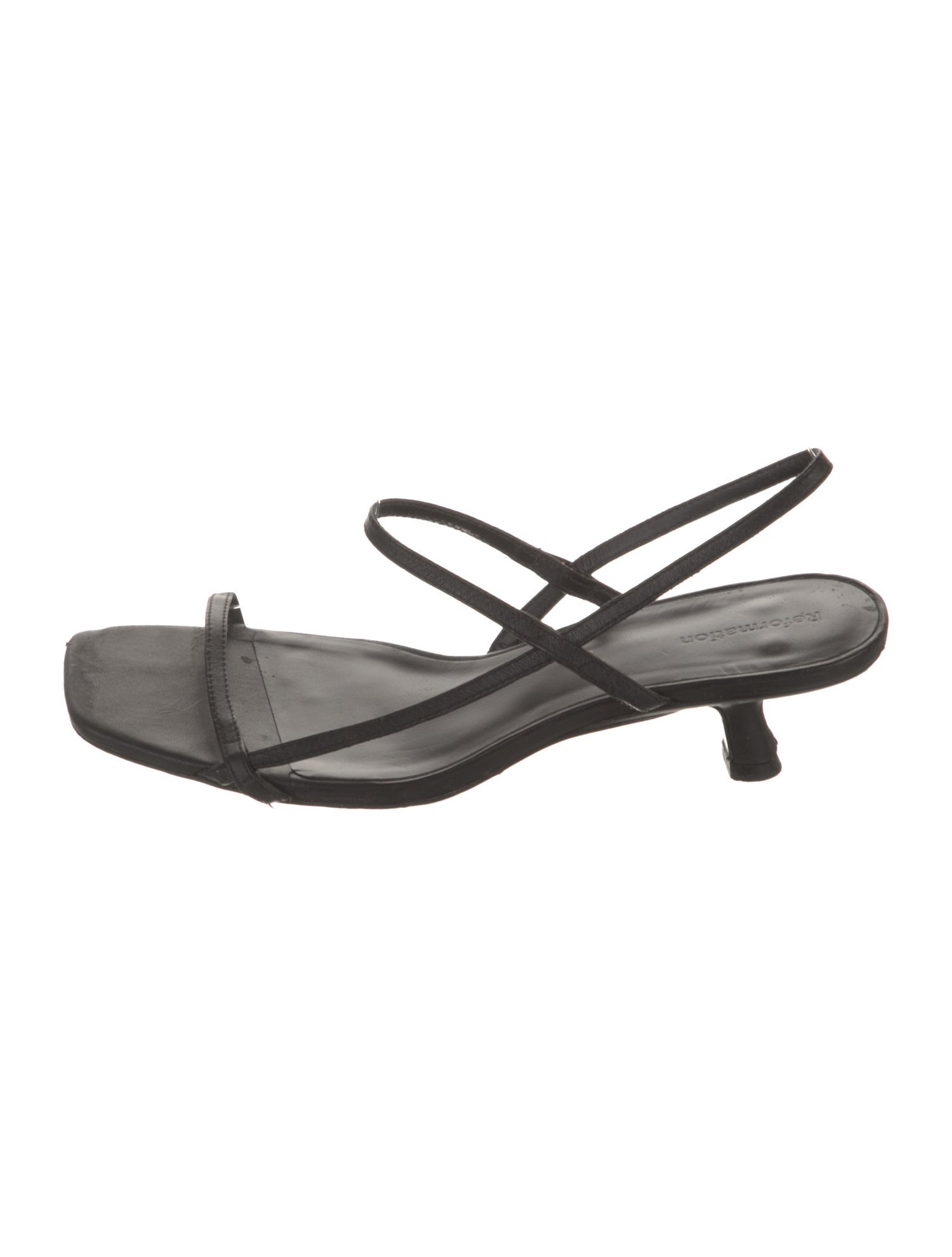 Reformation Leather Slingback Sandals