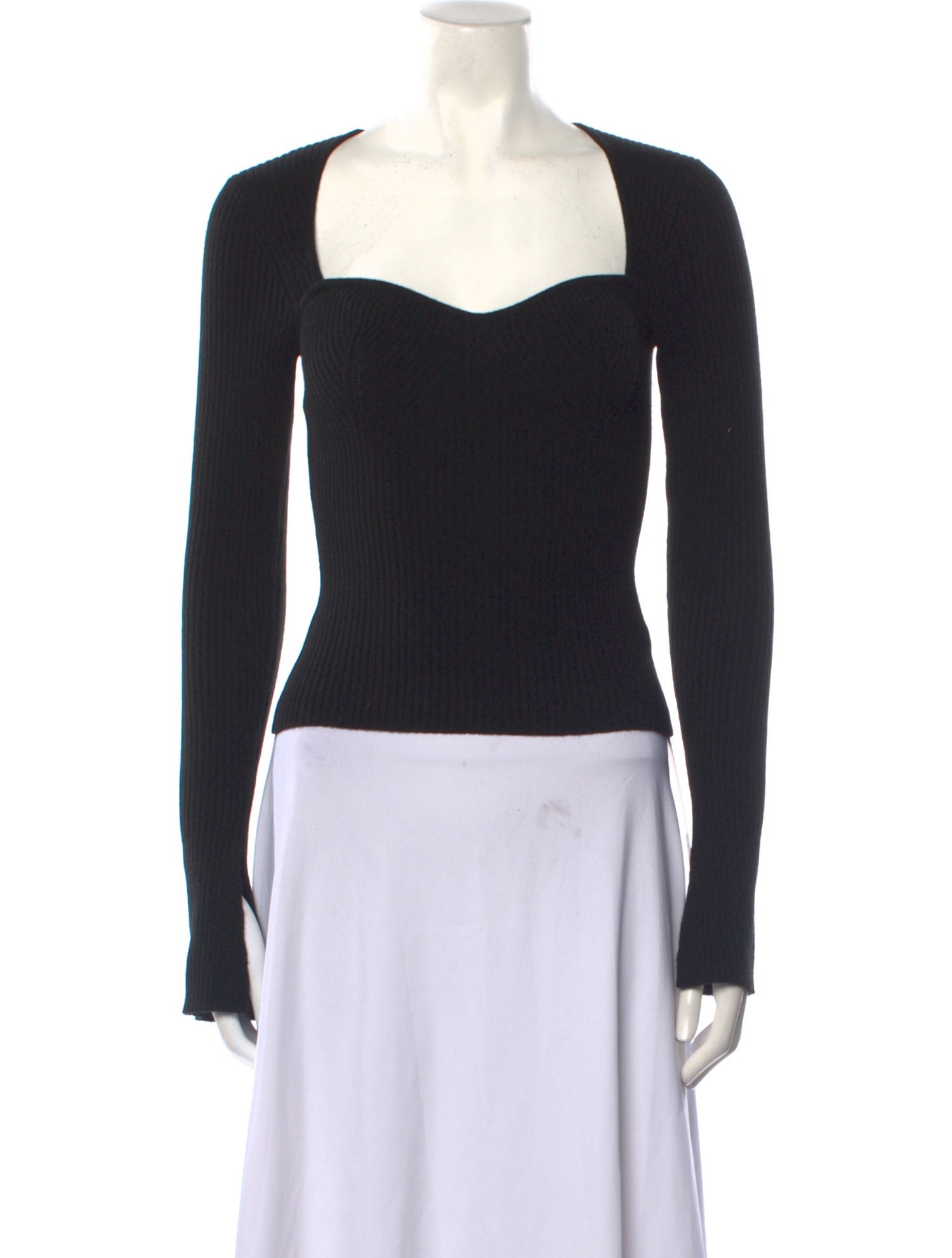 Reformation Cashmere Square Neckline Sweater