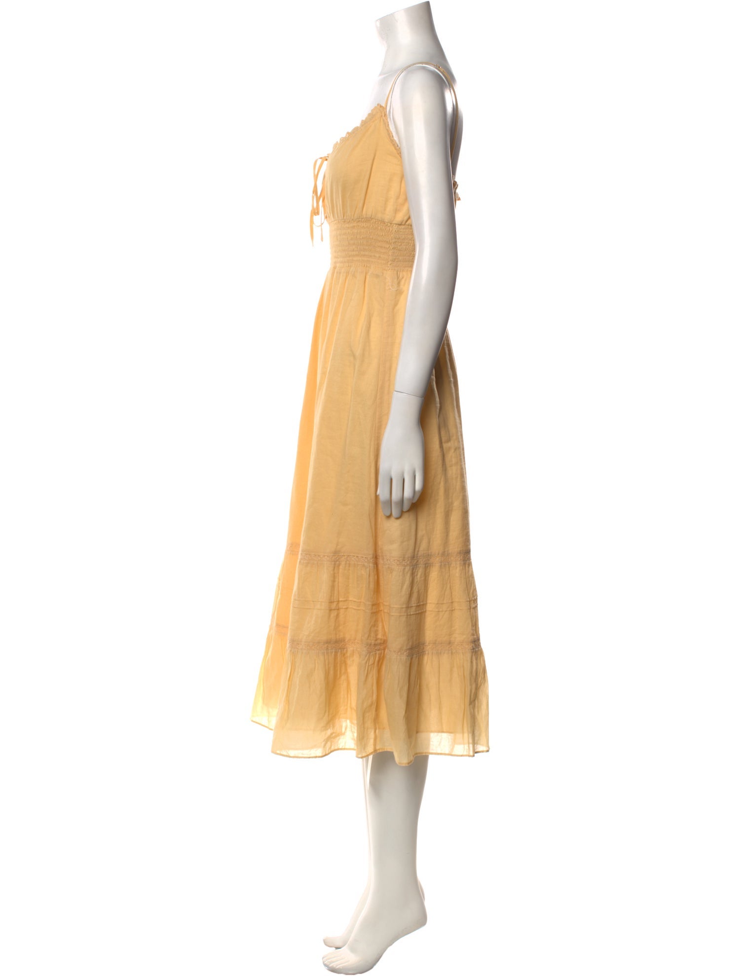 Reformation V-Neck Long Dress