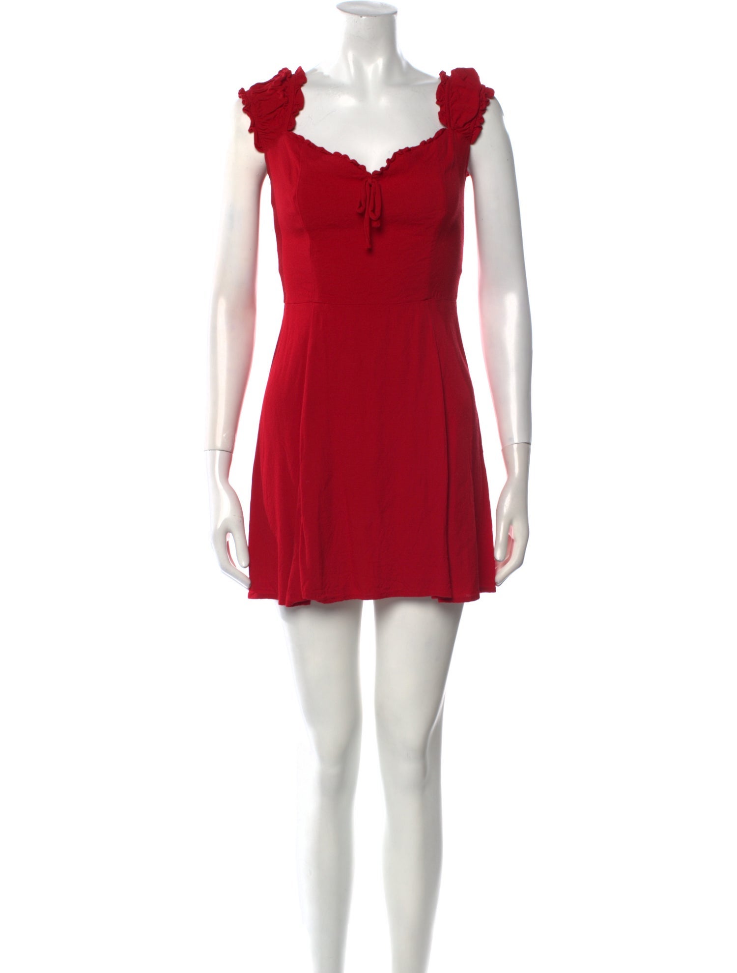 Reformation Square Neckline Mini Dress