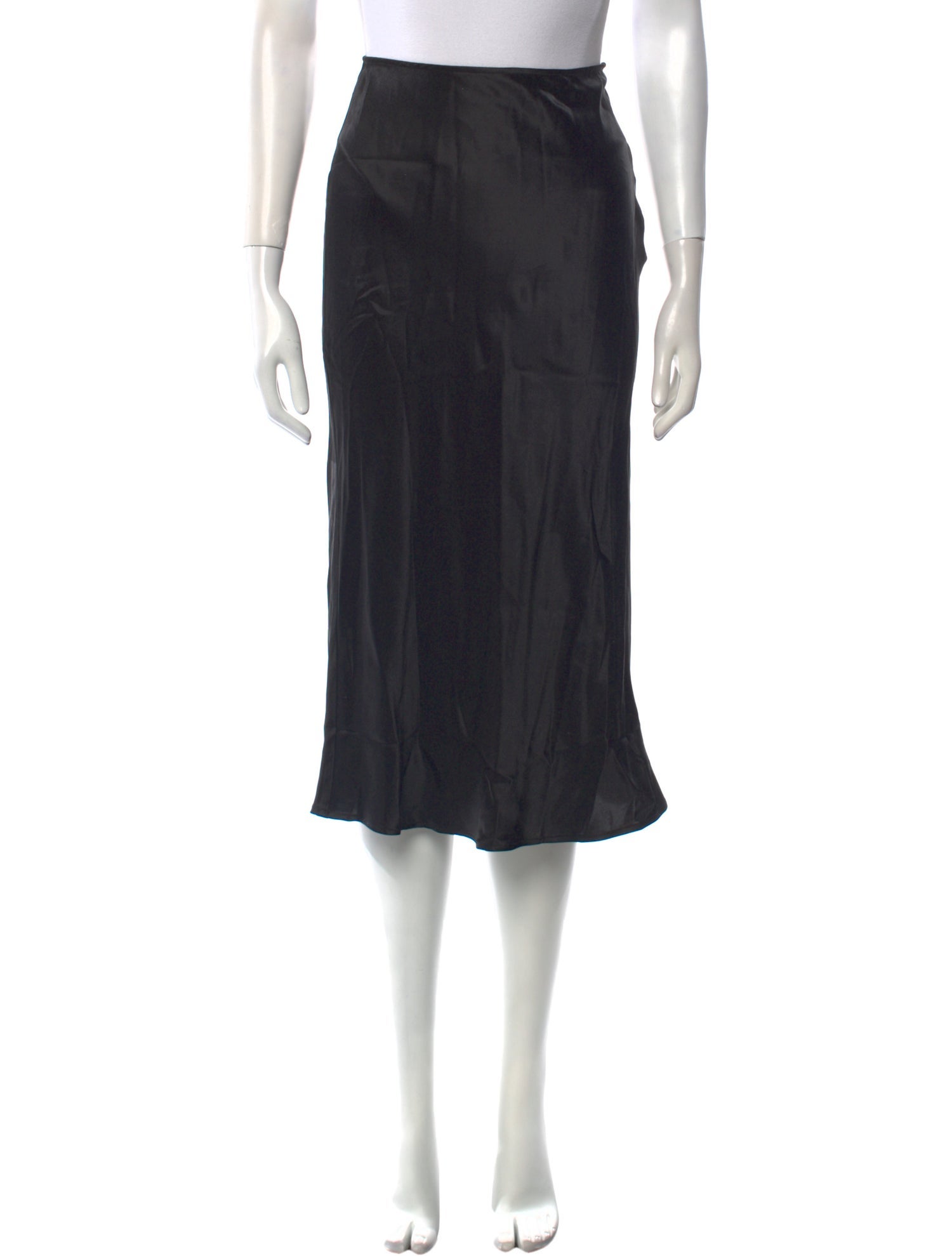 Reformation Silk Midi Length Skirt