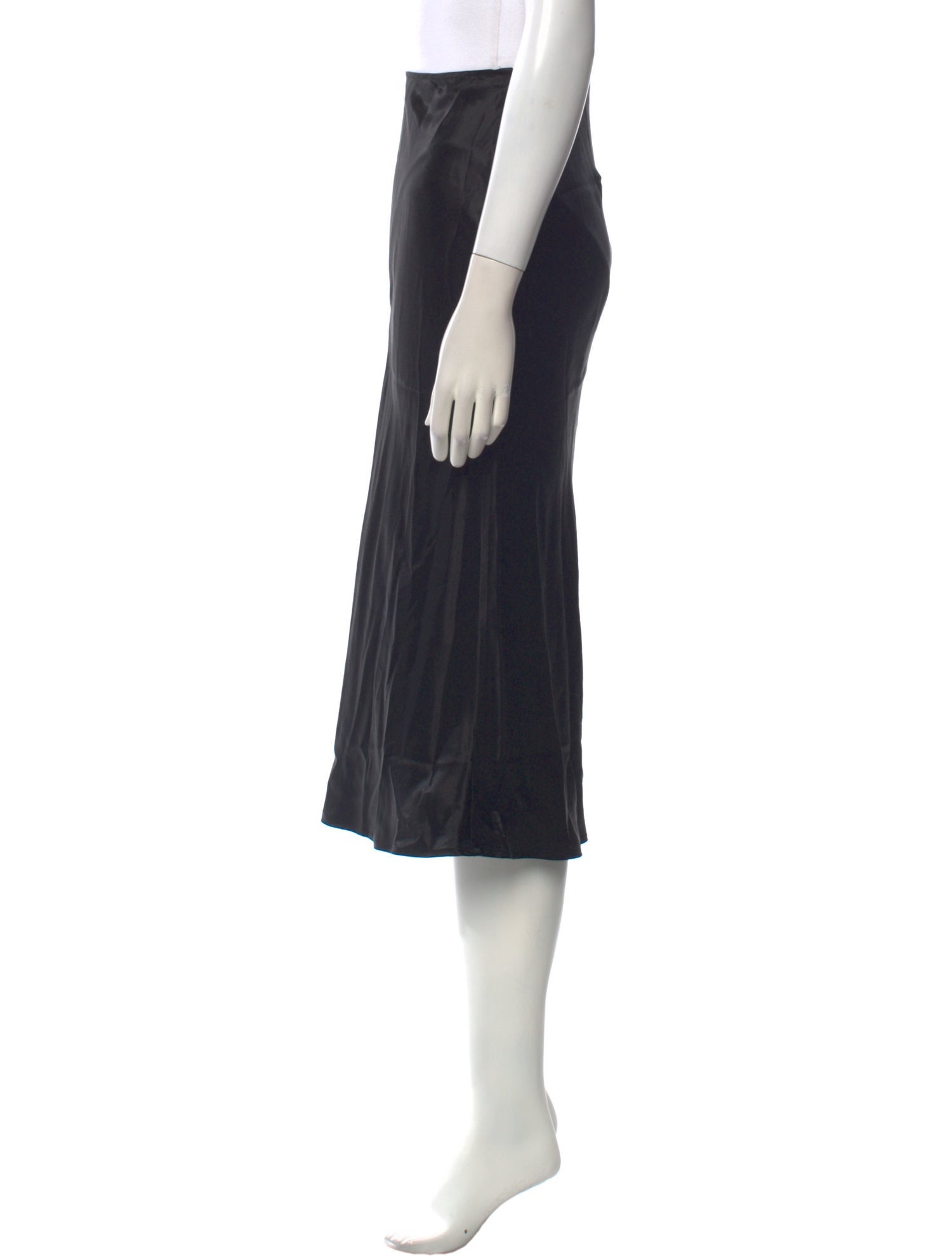 Reformation Silk Midi Length Skirt