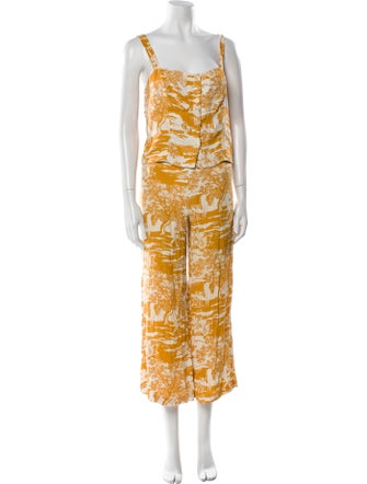 Reformation Printed Pant Set