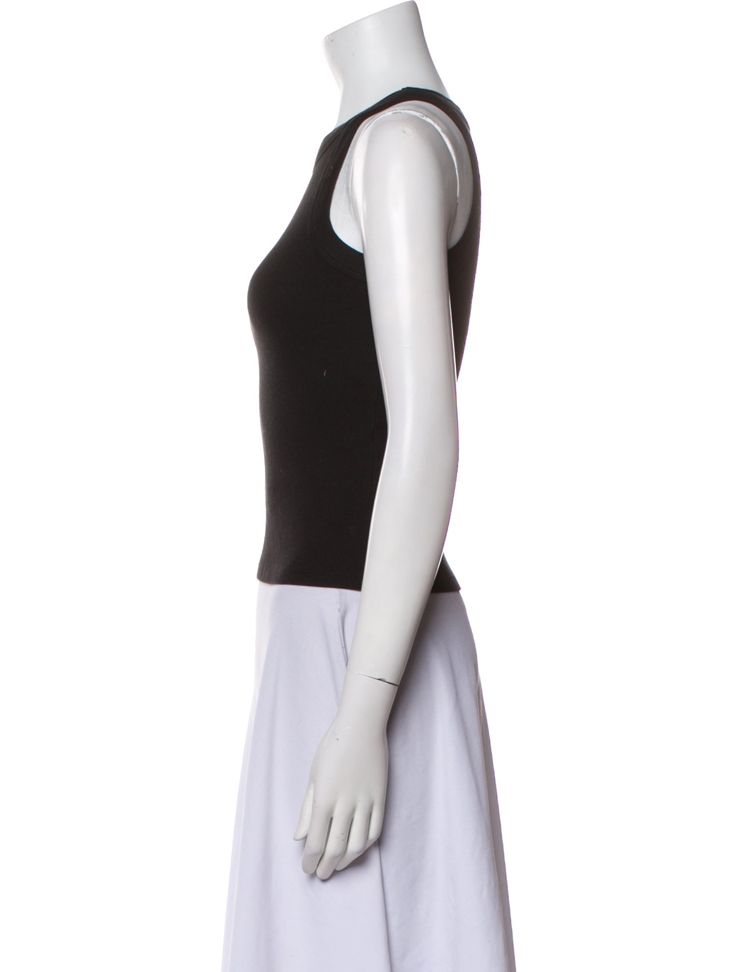Reformation Halterneck Sleeveless Crop Top