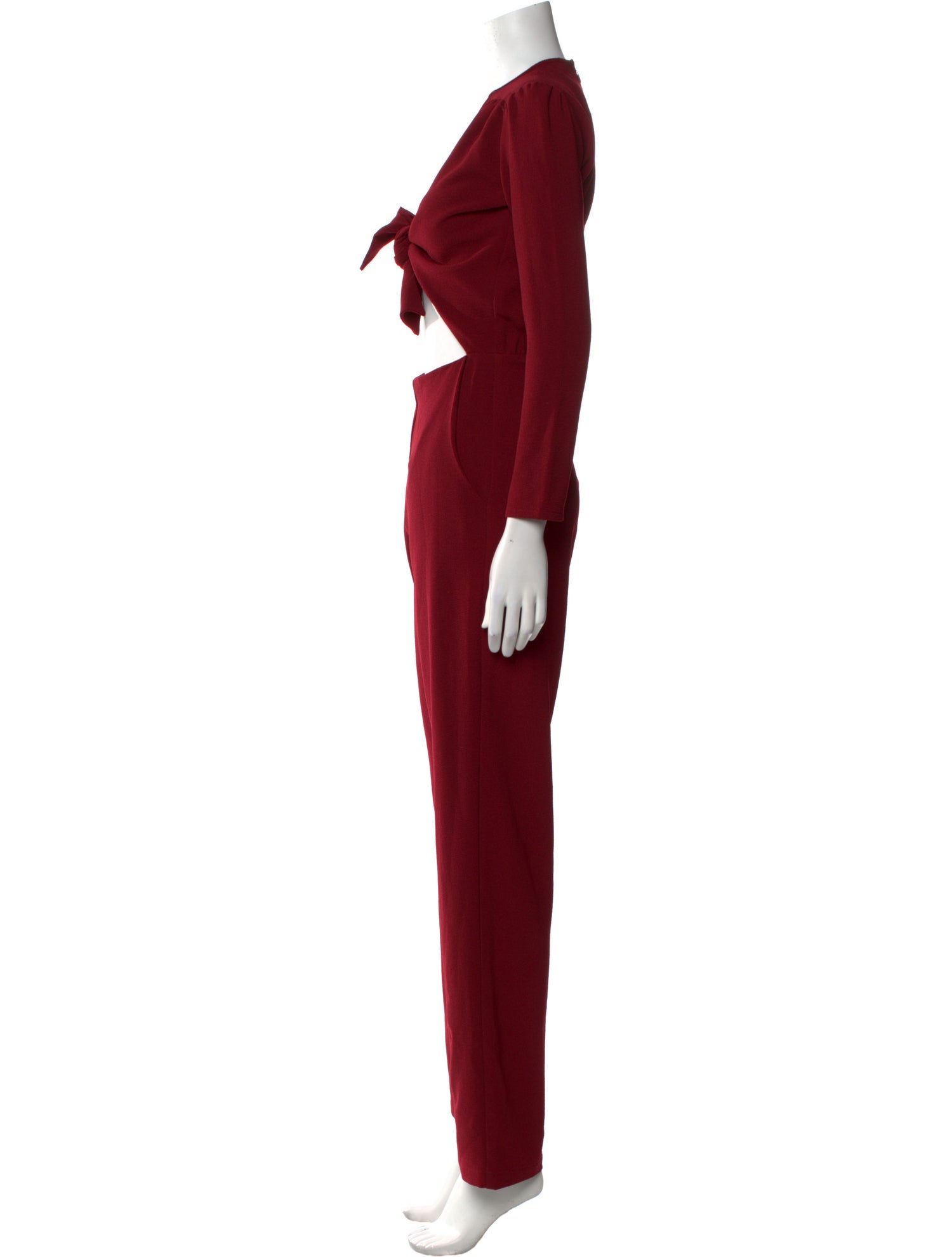 Reformation V-Neck Jumpsuit