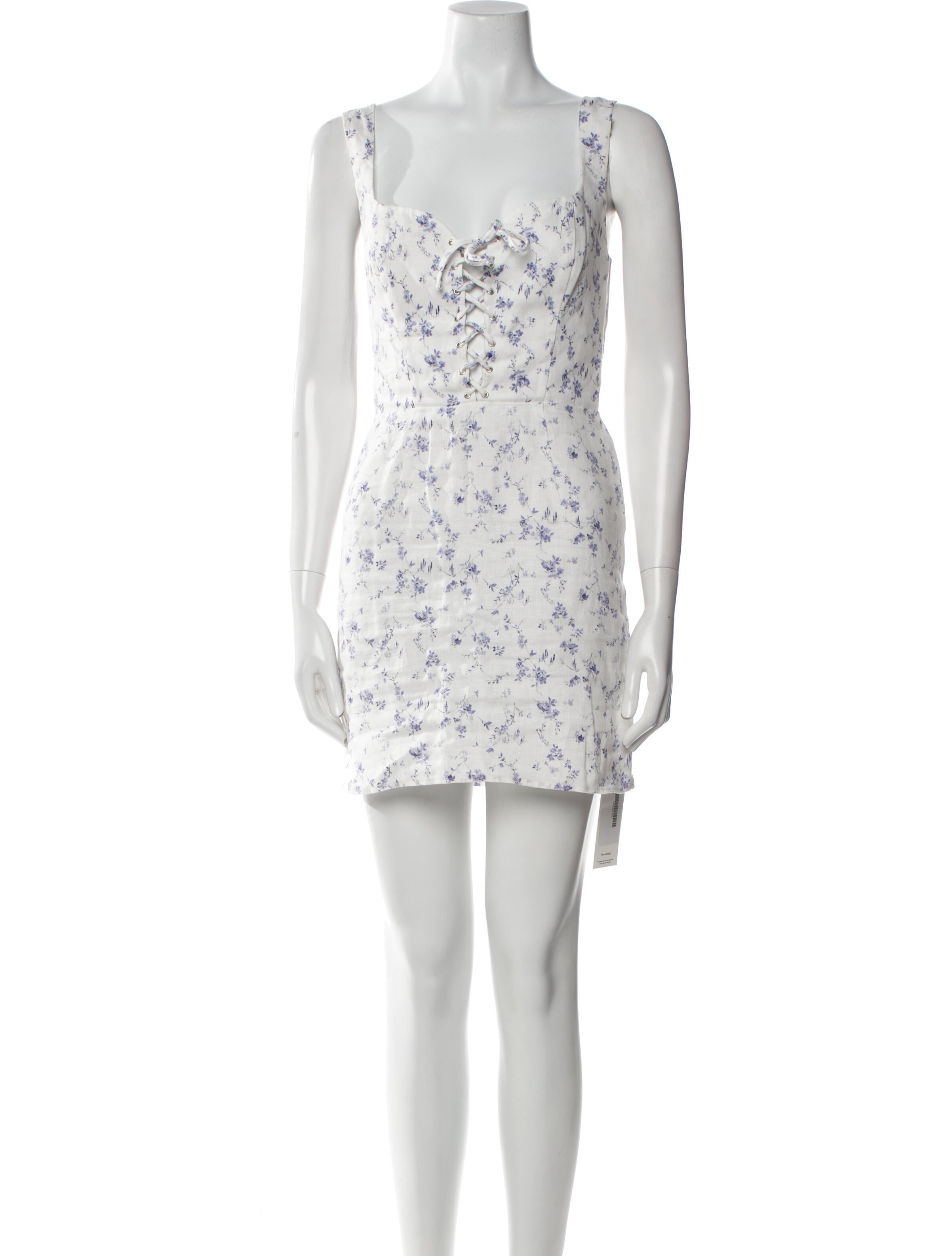 Reformation Floral Print Mini Dress