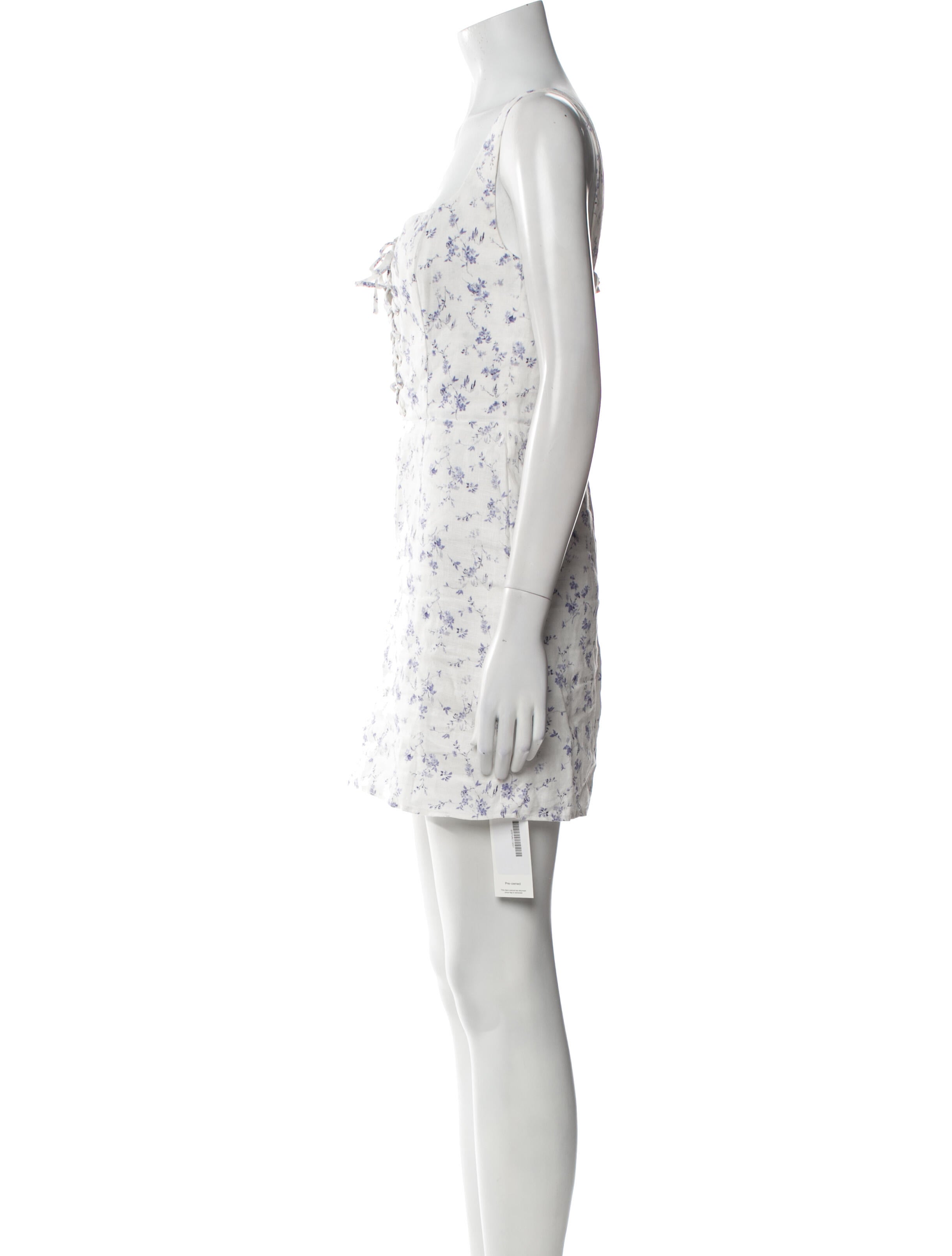 Reformation Floral Print Mini Dress