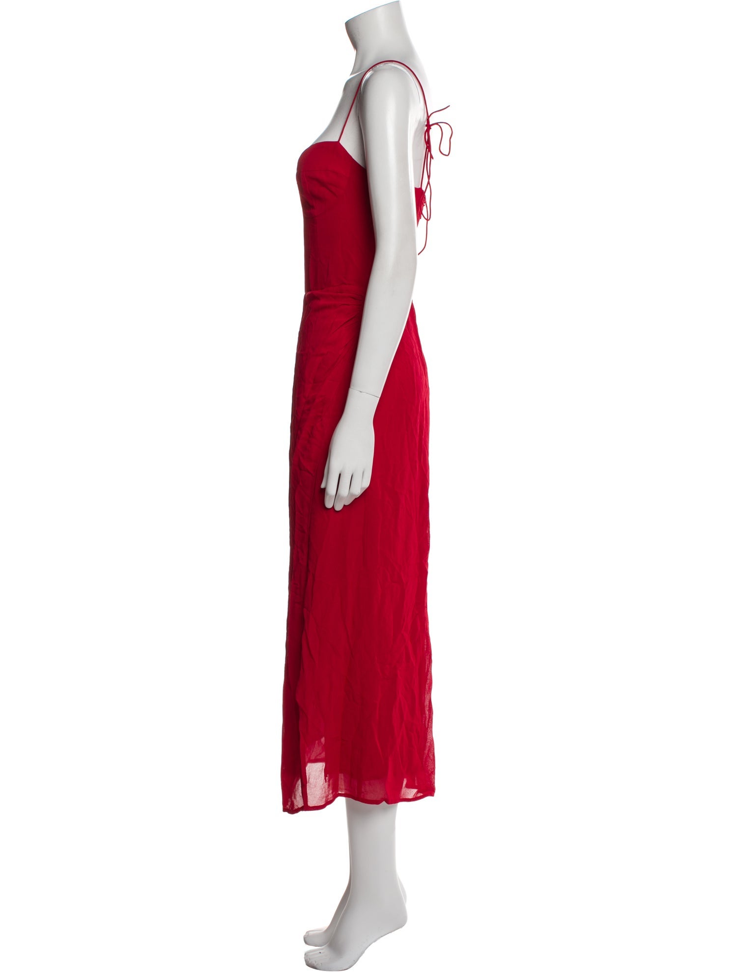 Reformation Square Neckline Long Dress