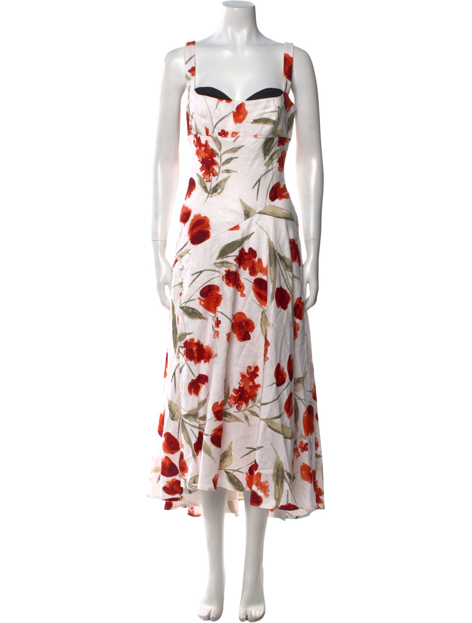 Reformation Linen Long Dress