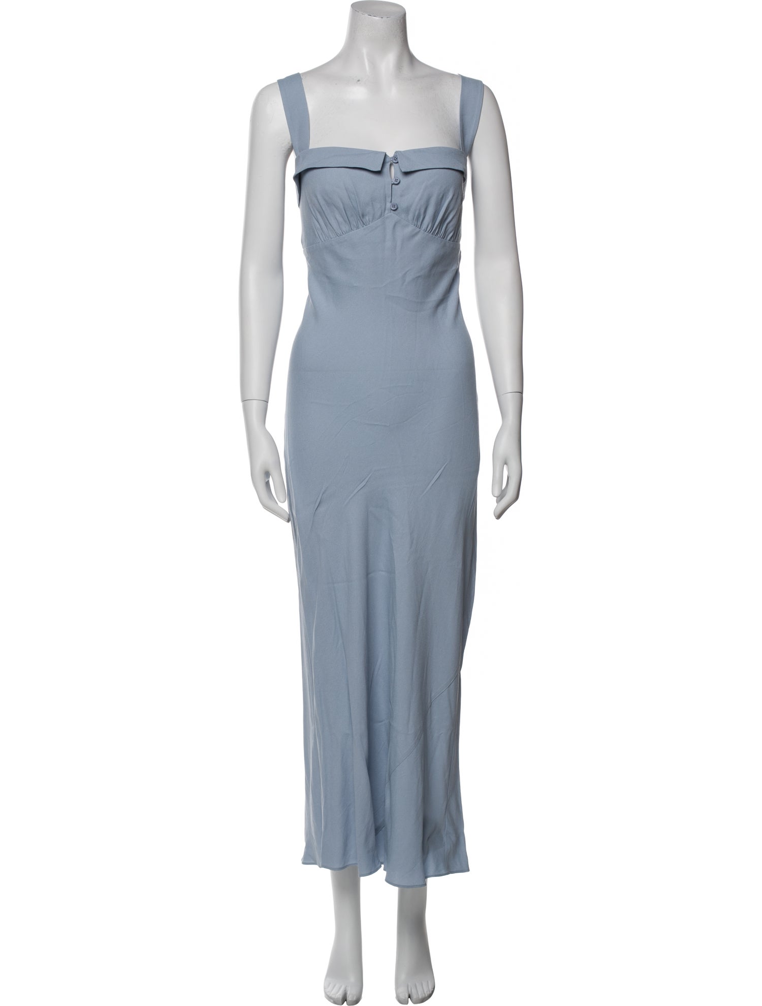 Reformation Square Neckline Long Dress