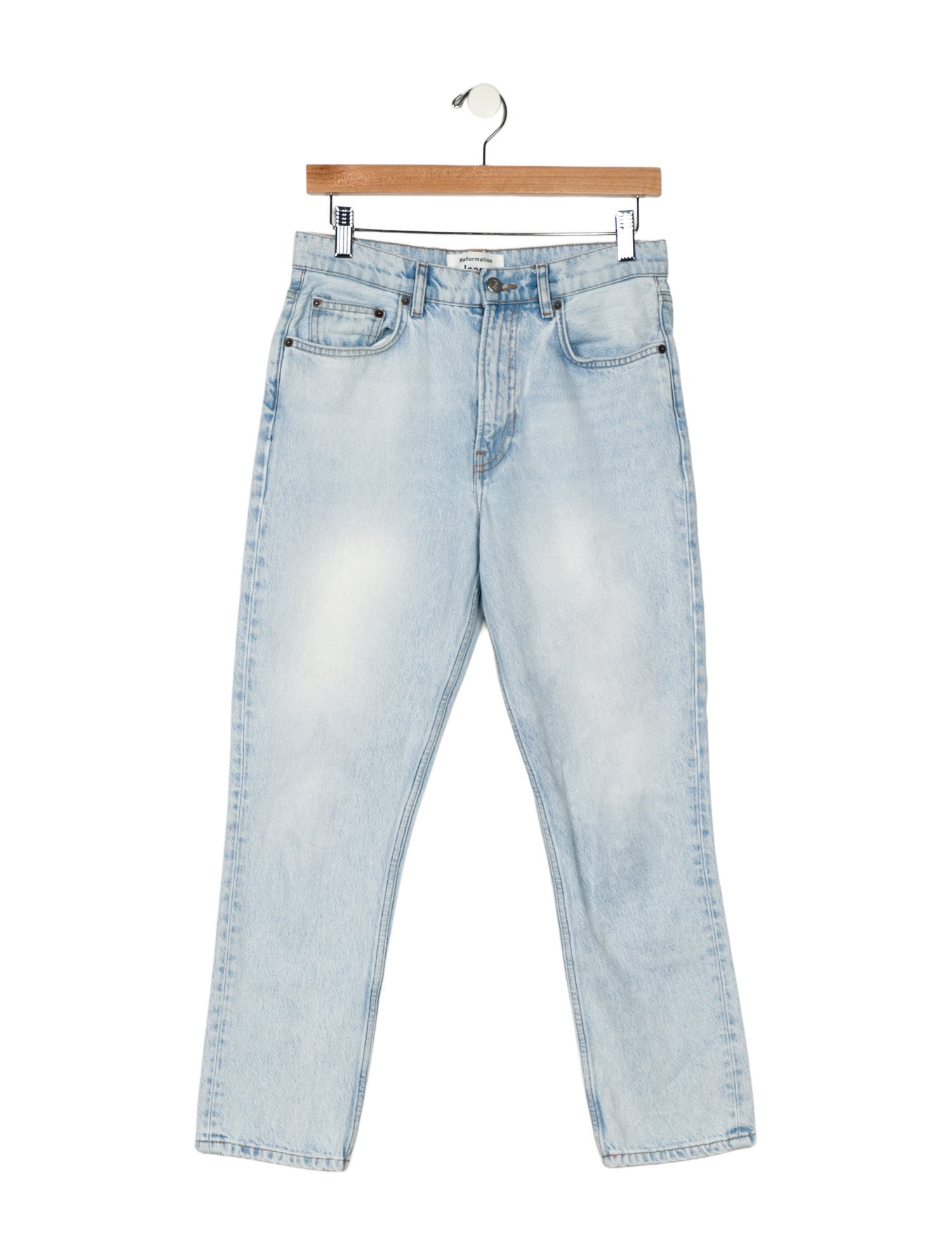 Reformation High-Rise Straight Leg Jeans