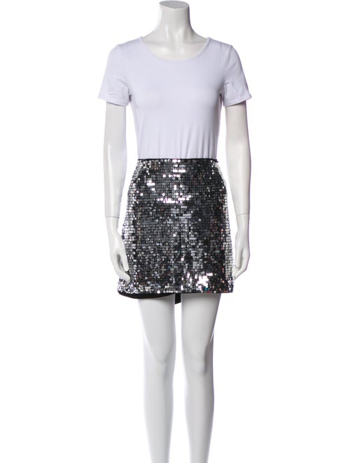 Reformation Lace Pattern Keyhole Accent Skirt Set