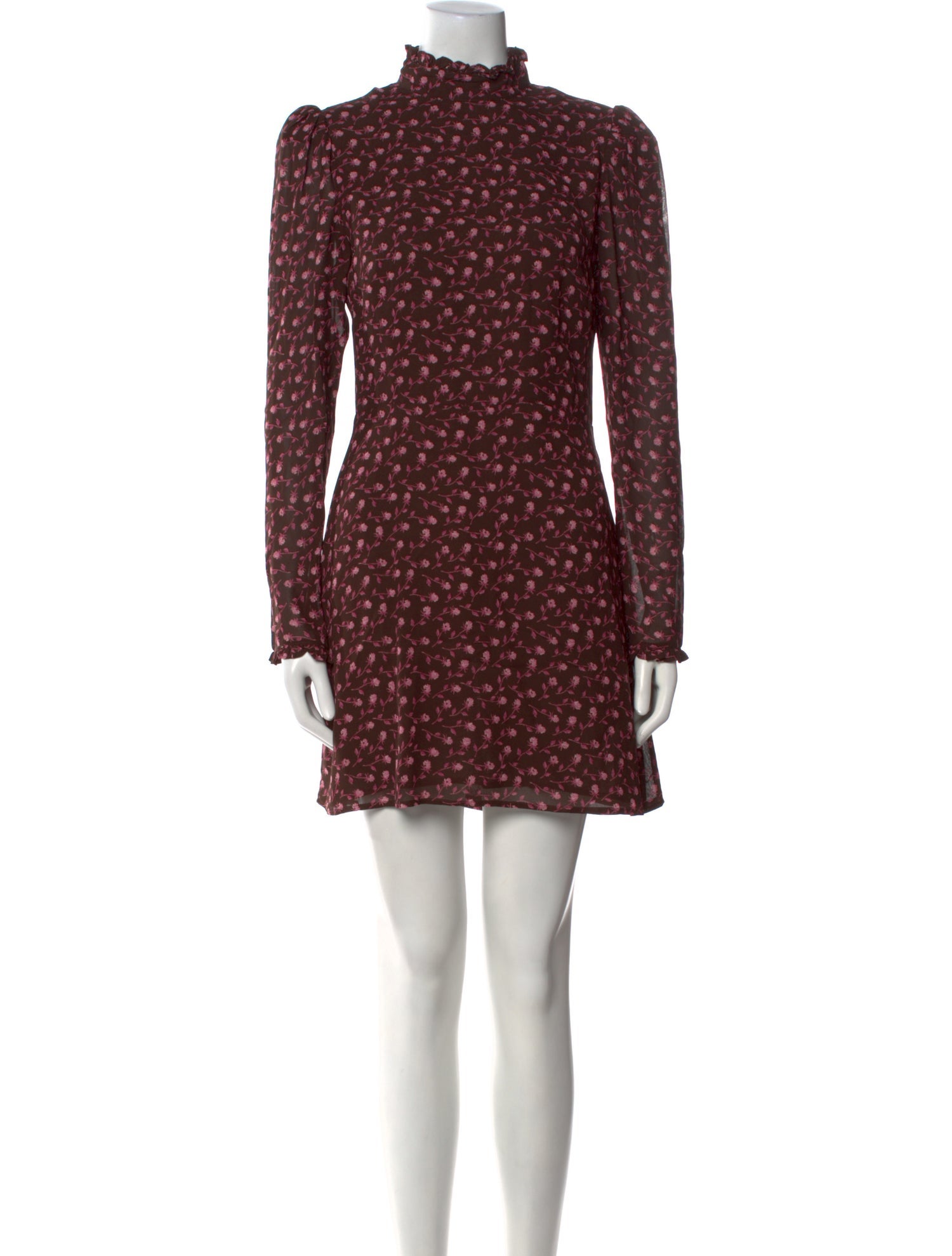 Reformation Polka Dot Print Mini Dress