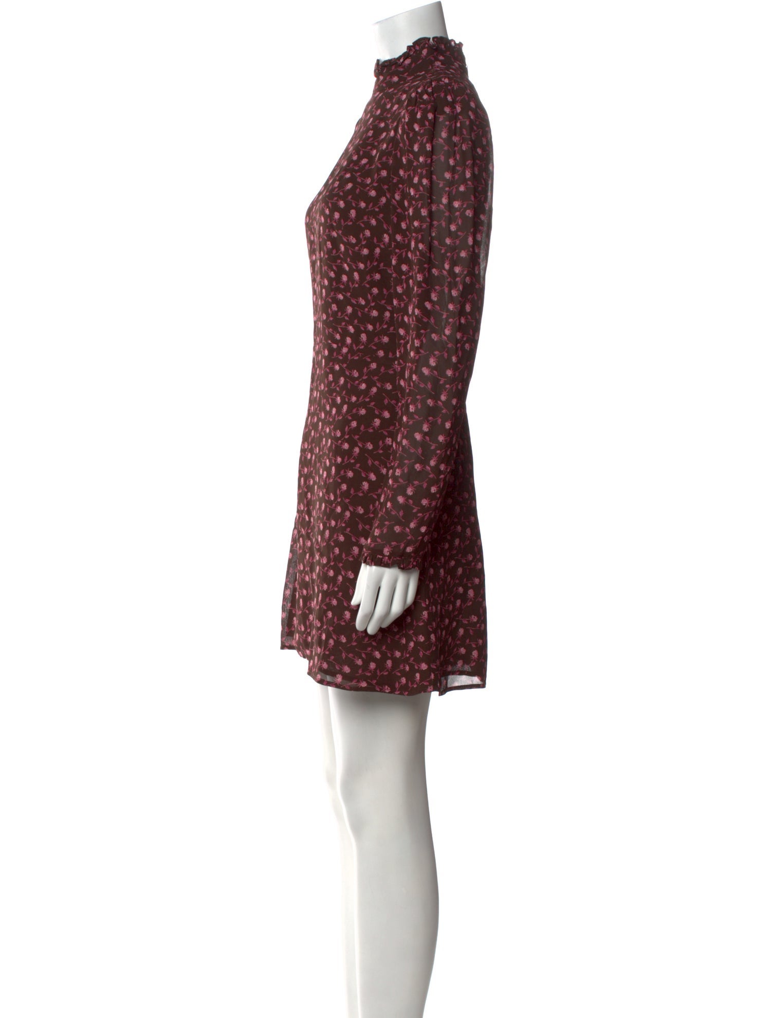 Reformation Polka Dot Print Mini Dress