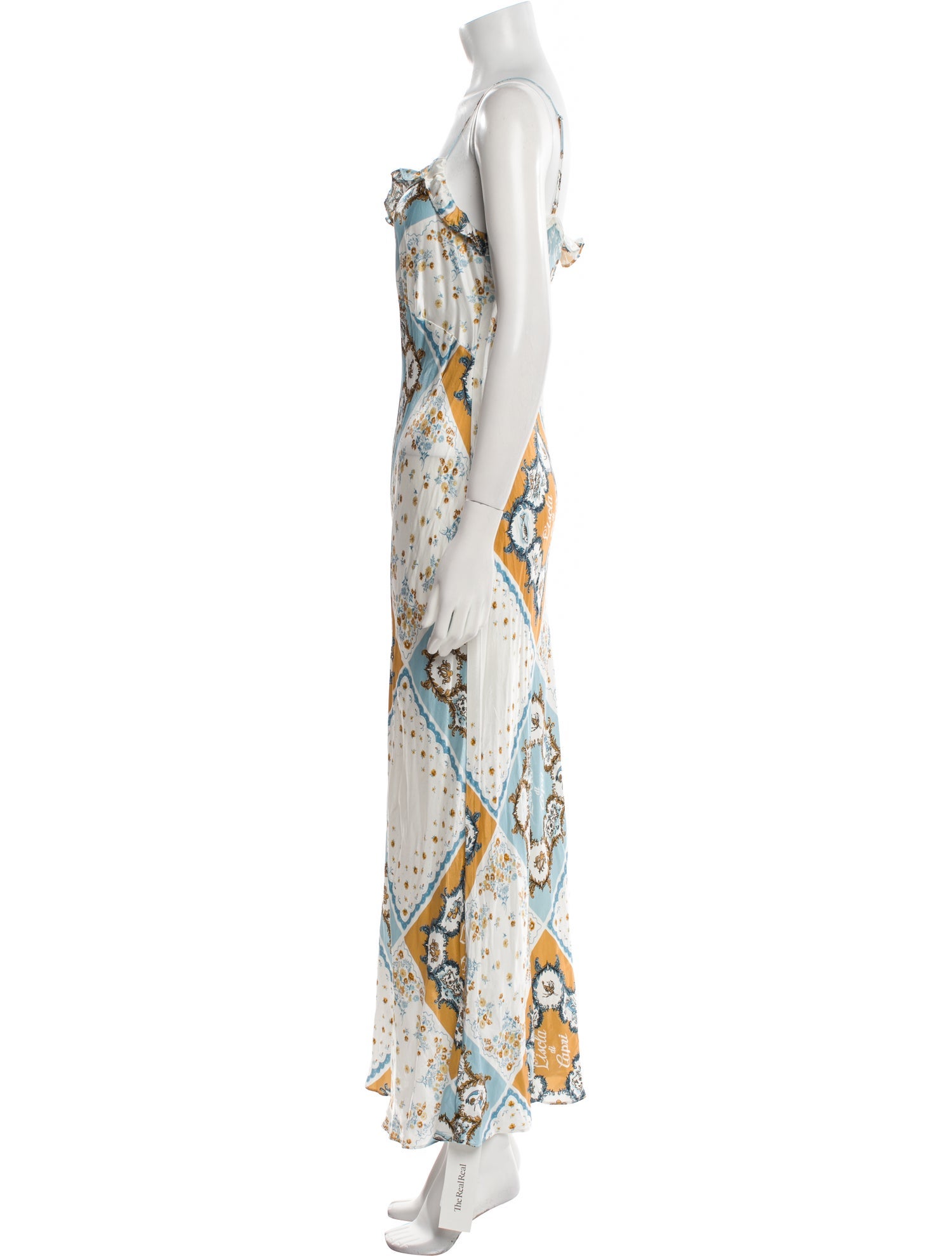 Reformation Silk Long Dress