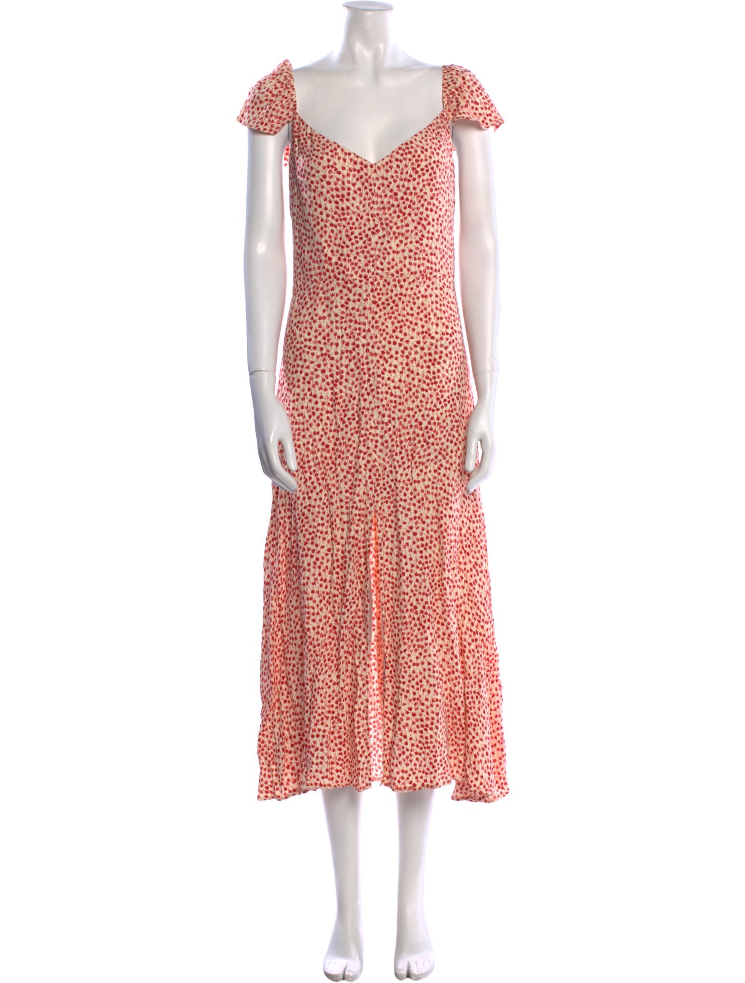 Reformation Floral Print Long Dress