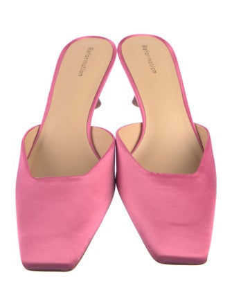 Reformation Satin Slides