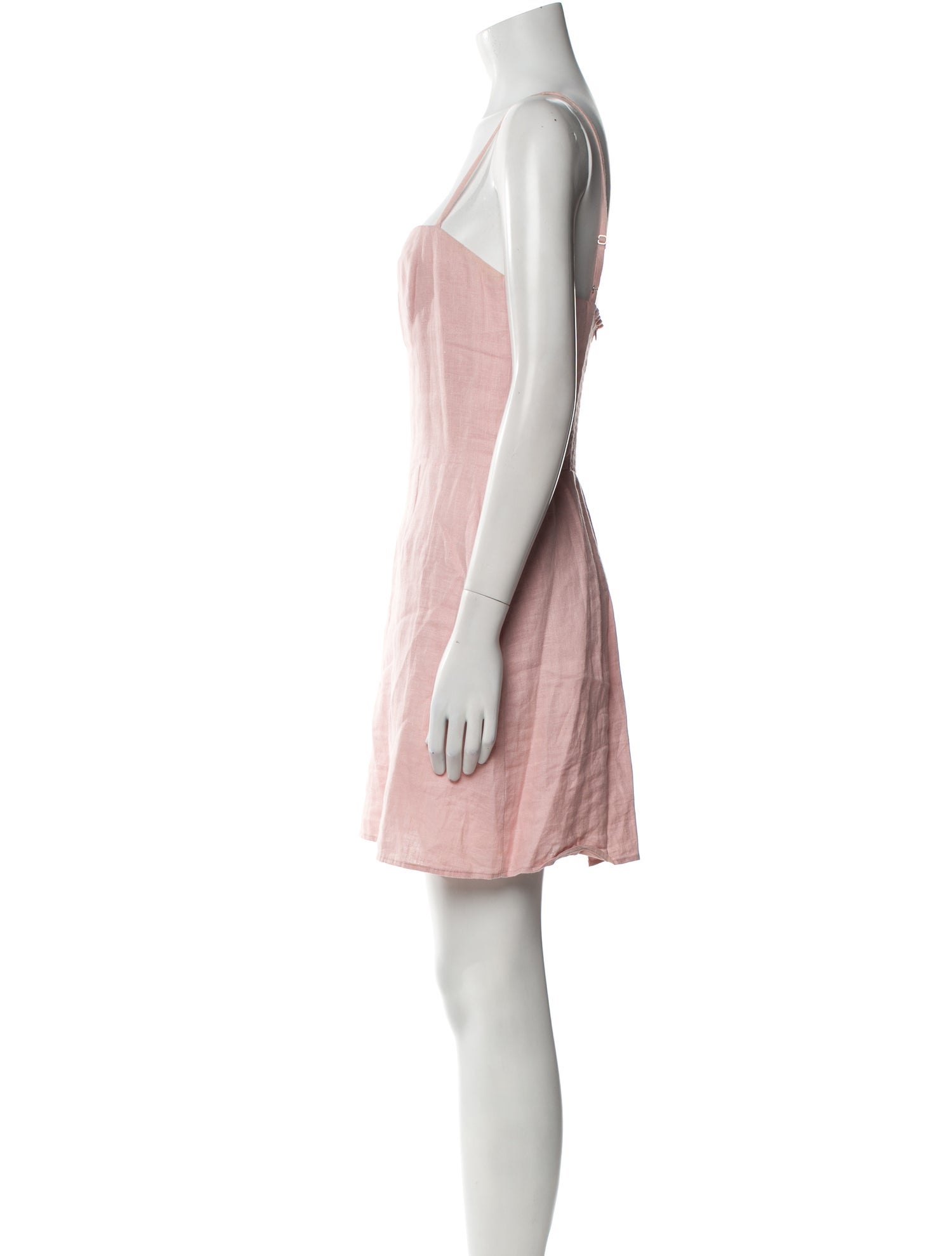 Reformation Square Neckline Mini Dress