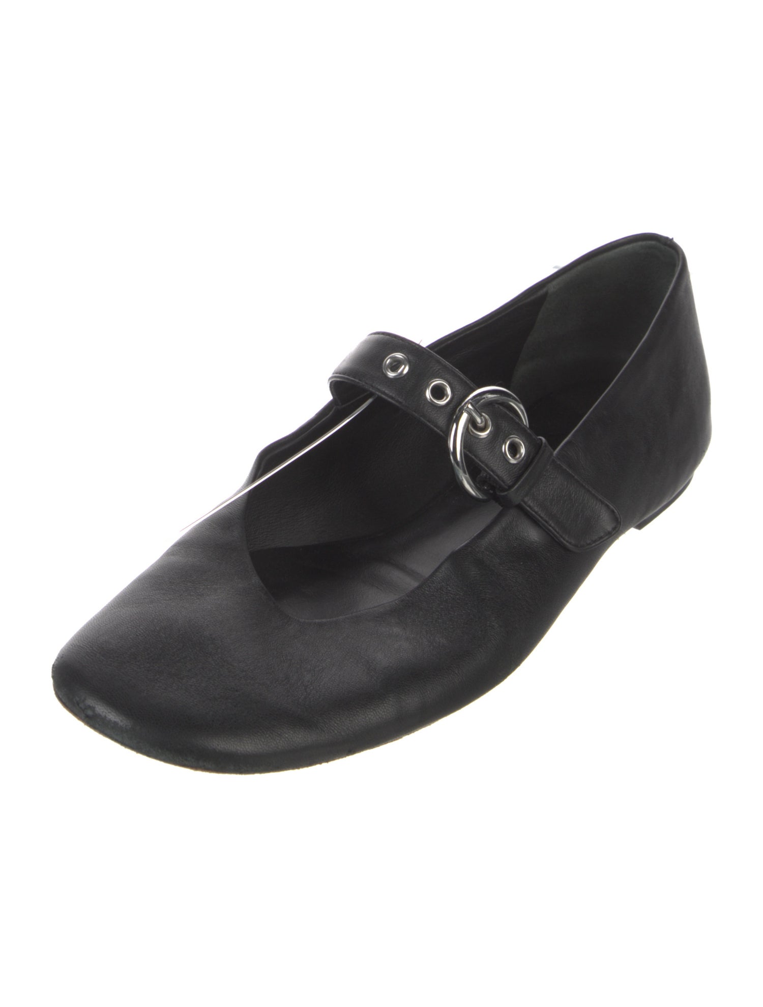 Reformation Leather Mary Jane Flats