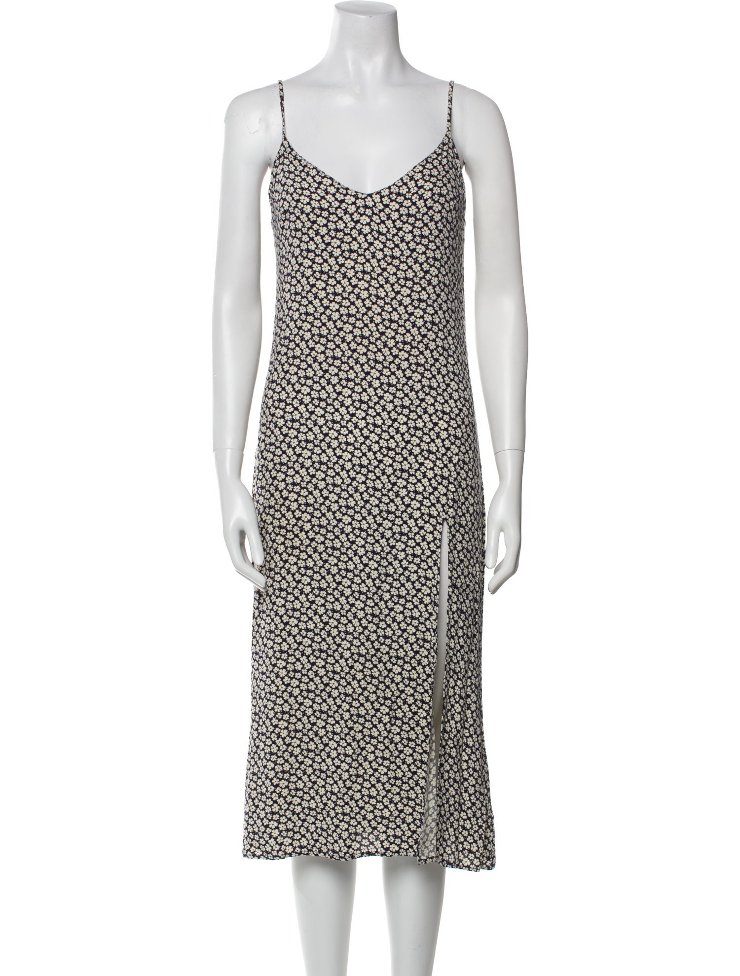 Reformation Printed Midi Length Dress