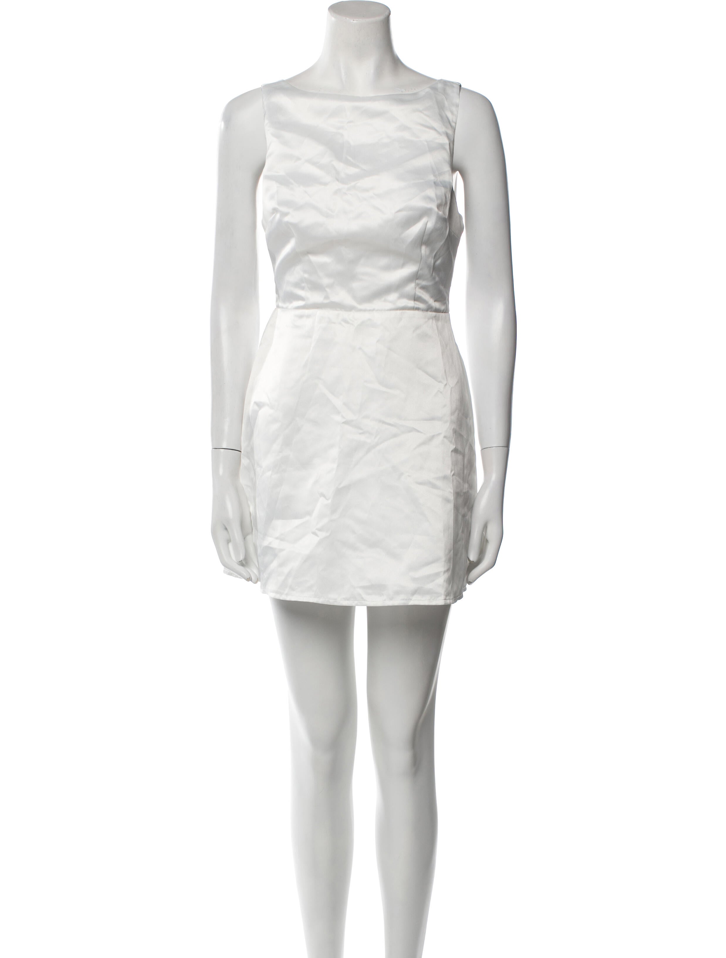 Reformation Bateau Neckline Mini Dress