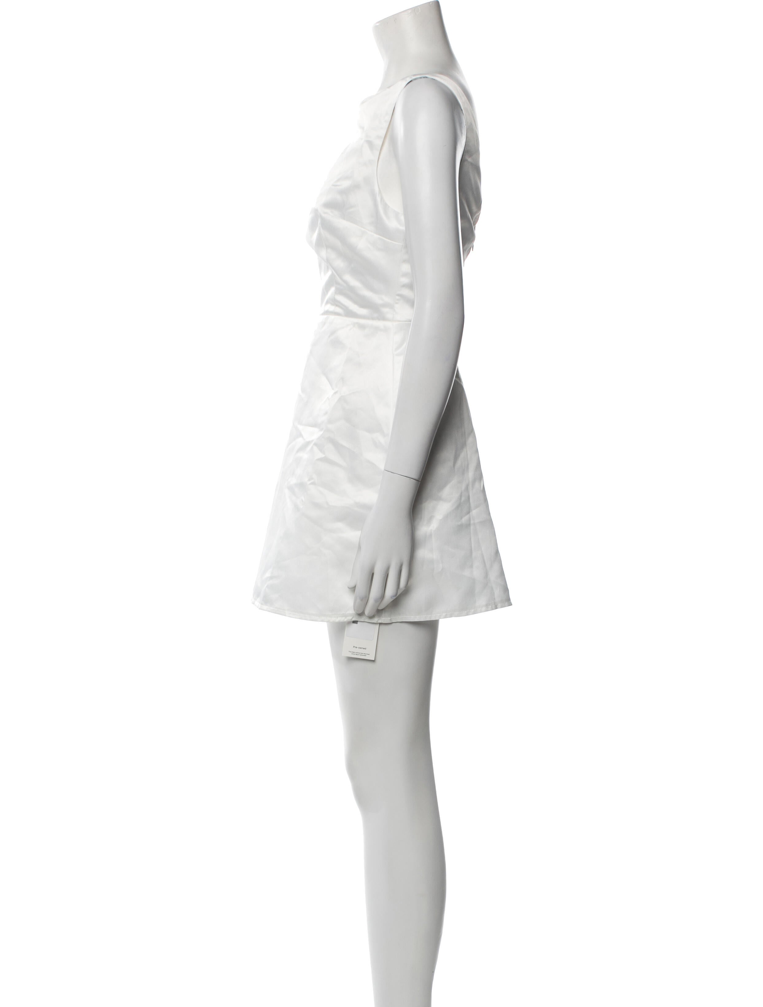 Reformation Bateau Neckline Mini Dress