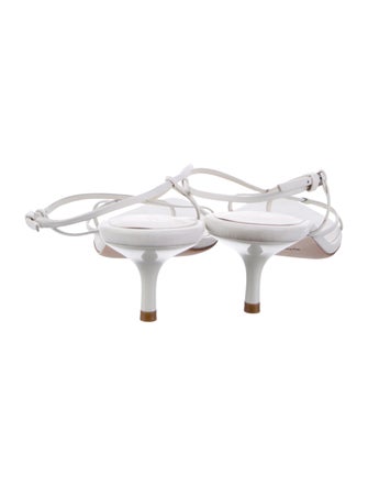 Reformation Leather Slingback Sandals