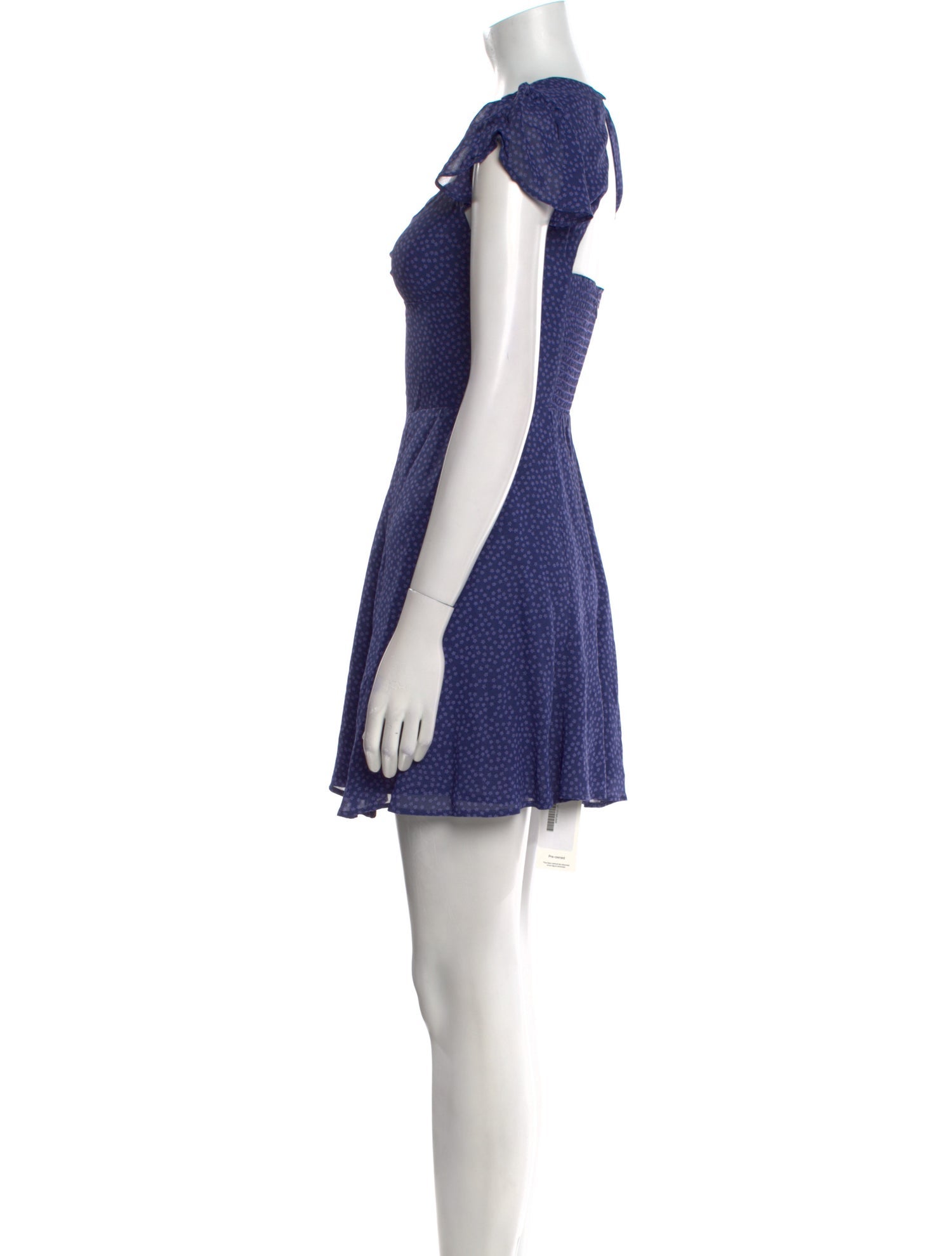 Reformation Square Neckline Mini Dress