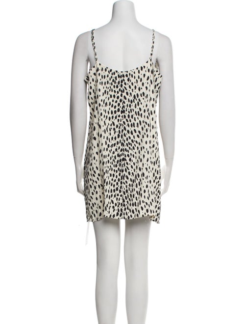 Reformation Animal Print Mini Dress